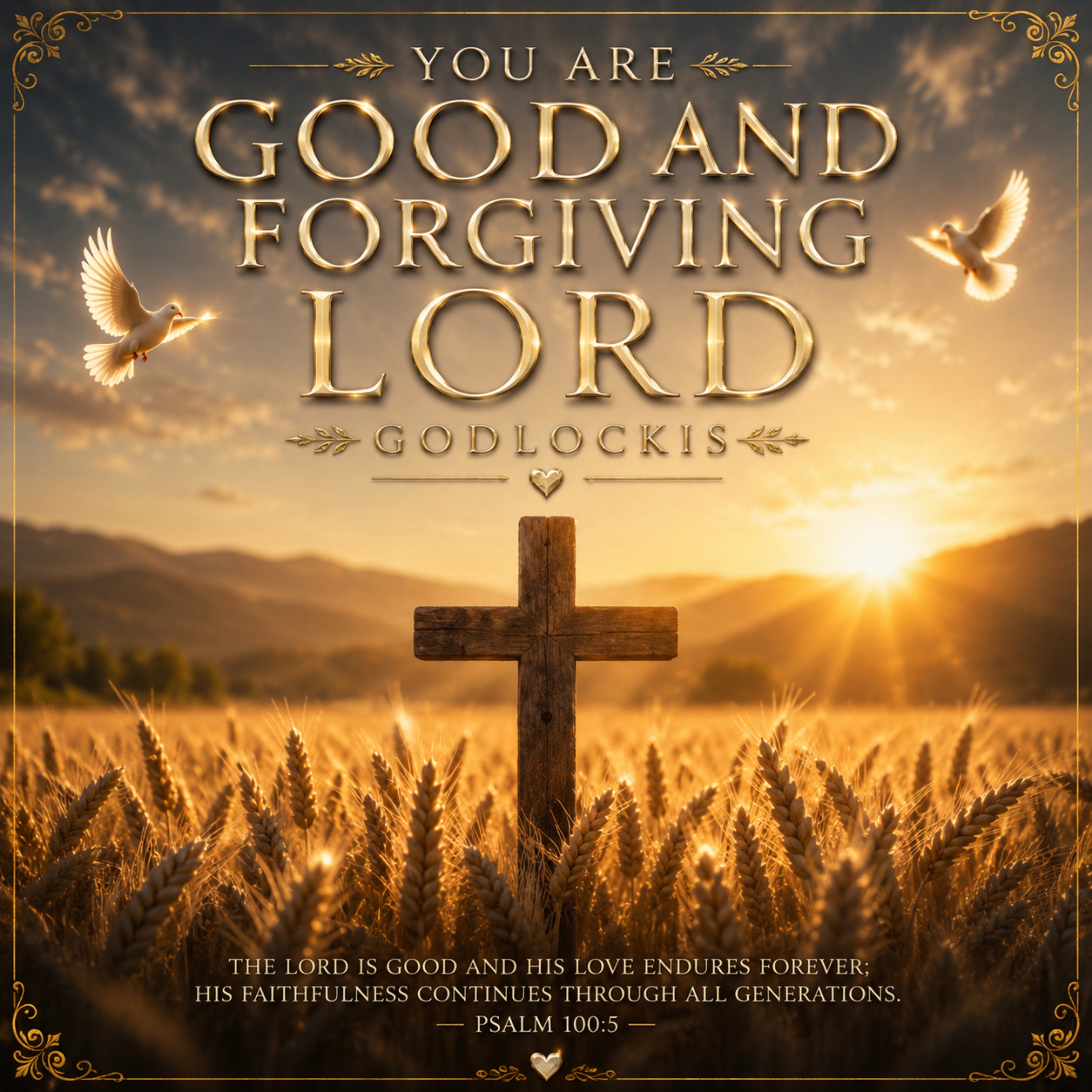 You are good and forgiving Lord by Godlockis cover art
