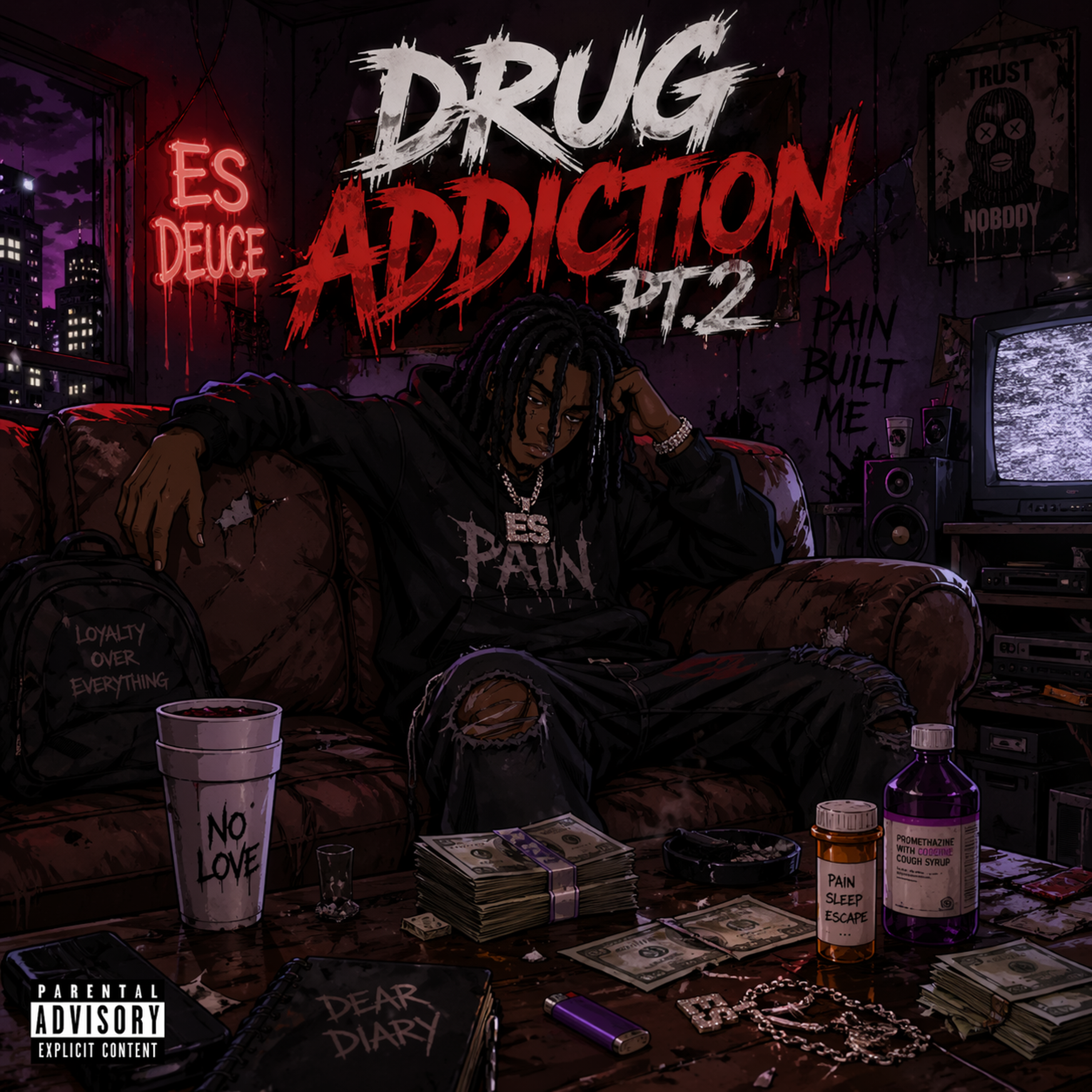 Drug Addiction 2 by ES DEUCE cover art
