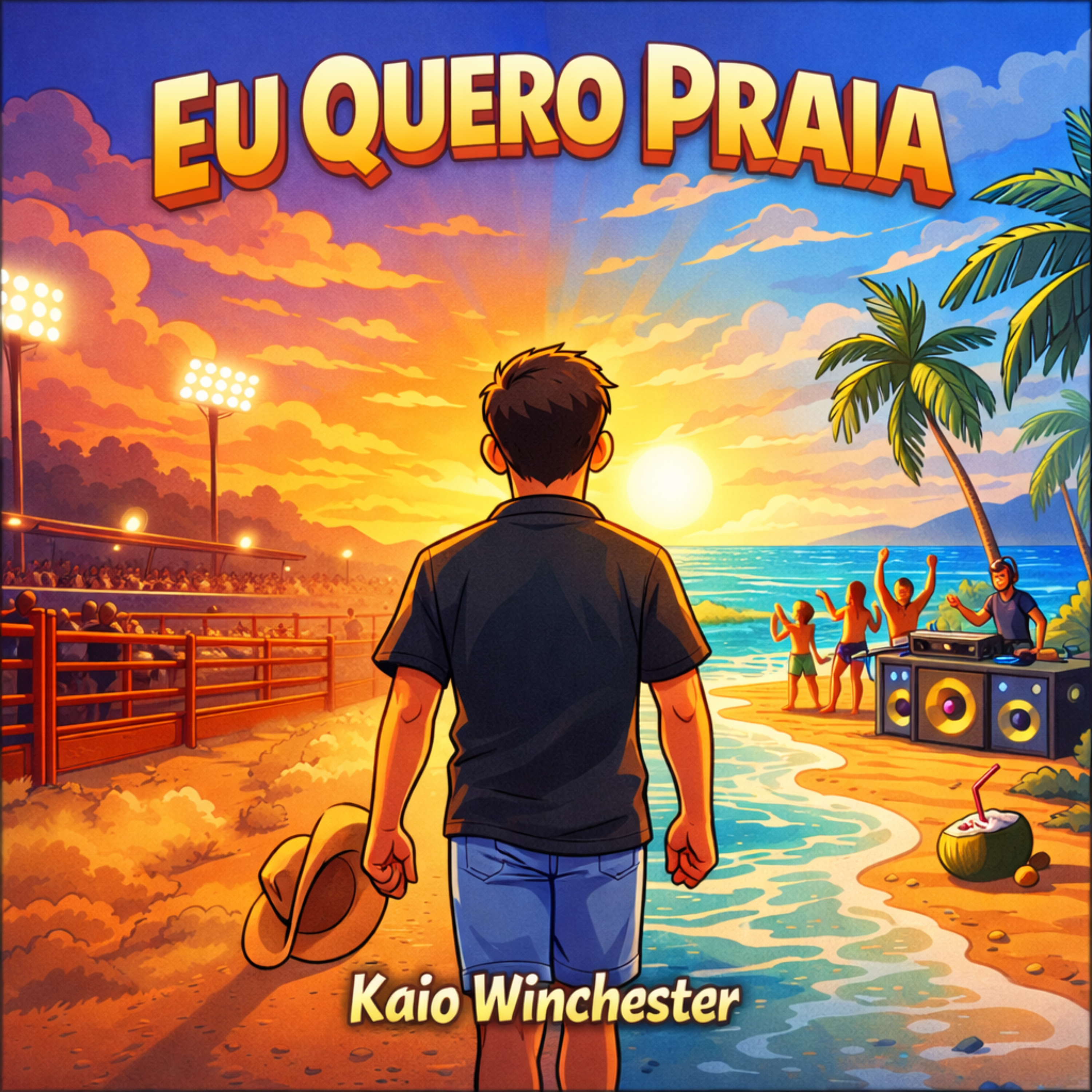 Eu quero praia artwork