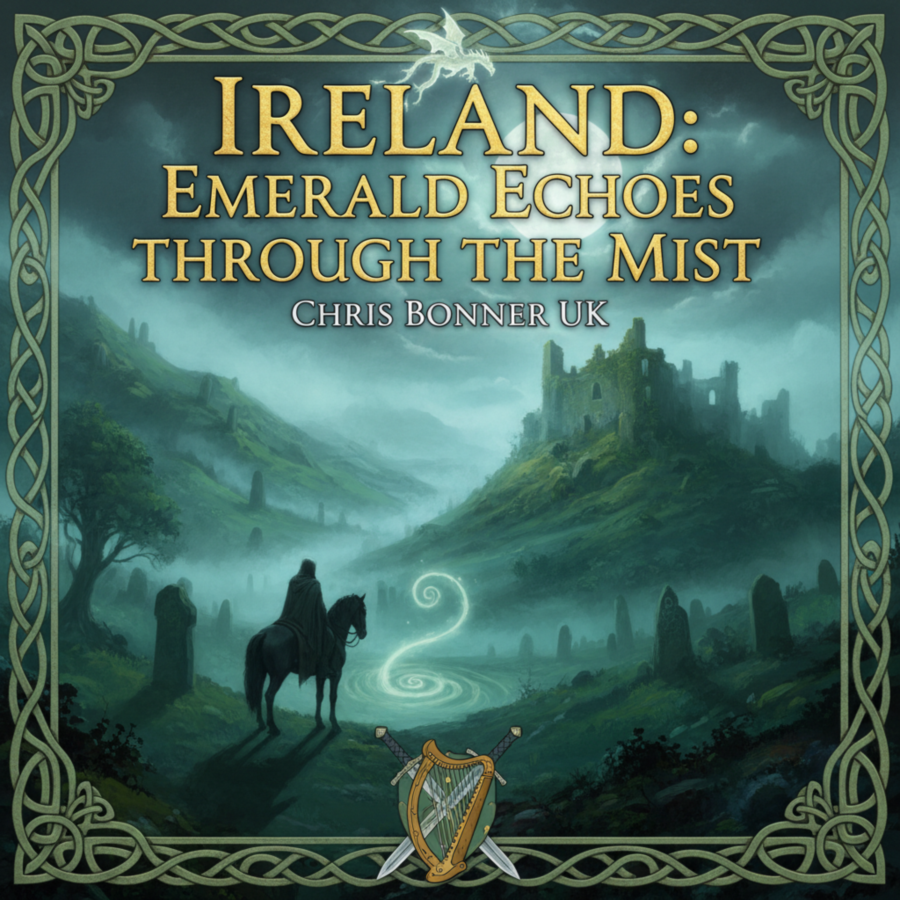Ireland Emerald Echoes Through the Mist by Chris Bonner UK cover art