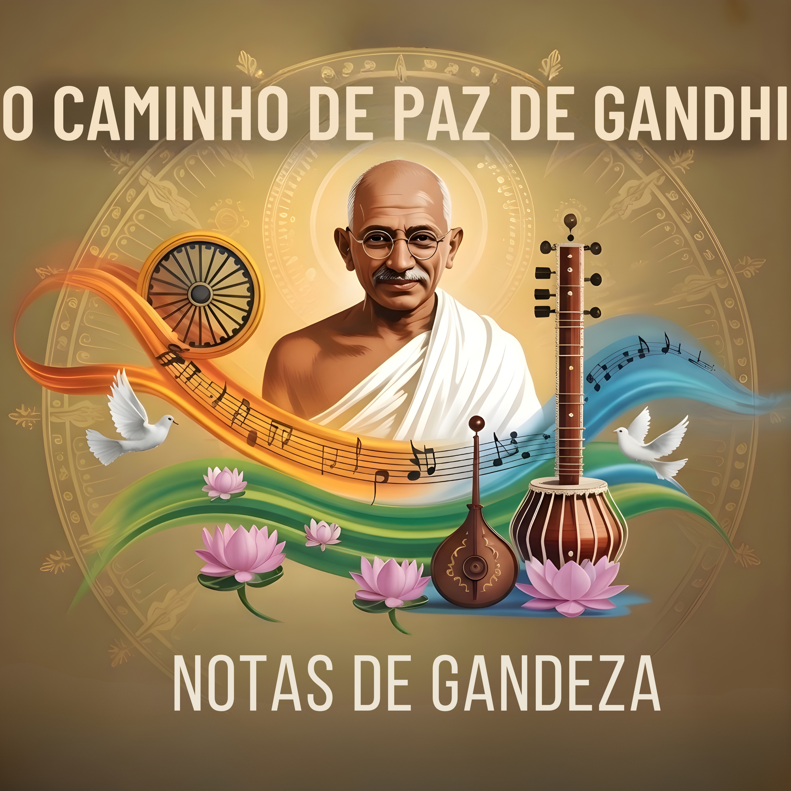 O Caminho de Paz de Gandhi artwork