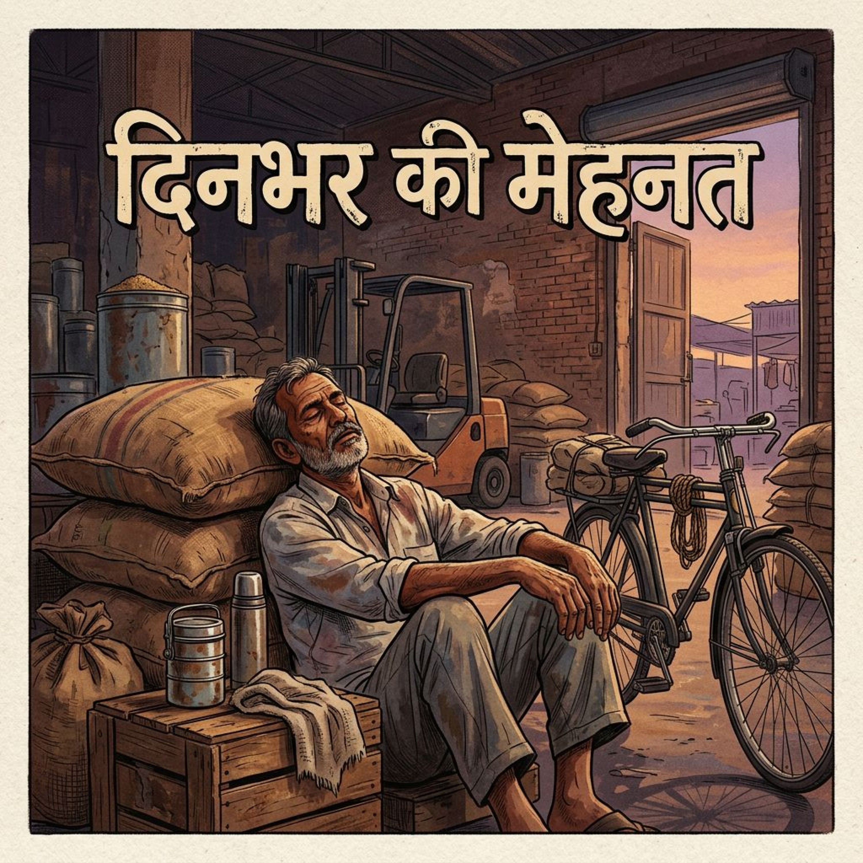 दिनभर की मेहनत by Vane Riot cover art