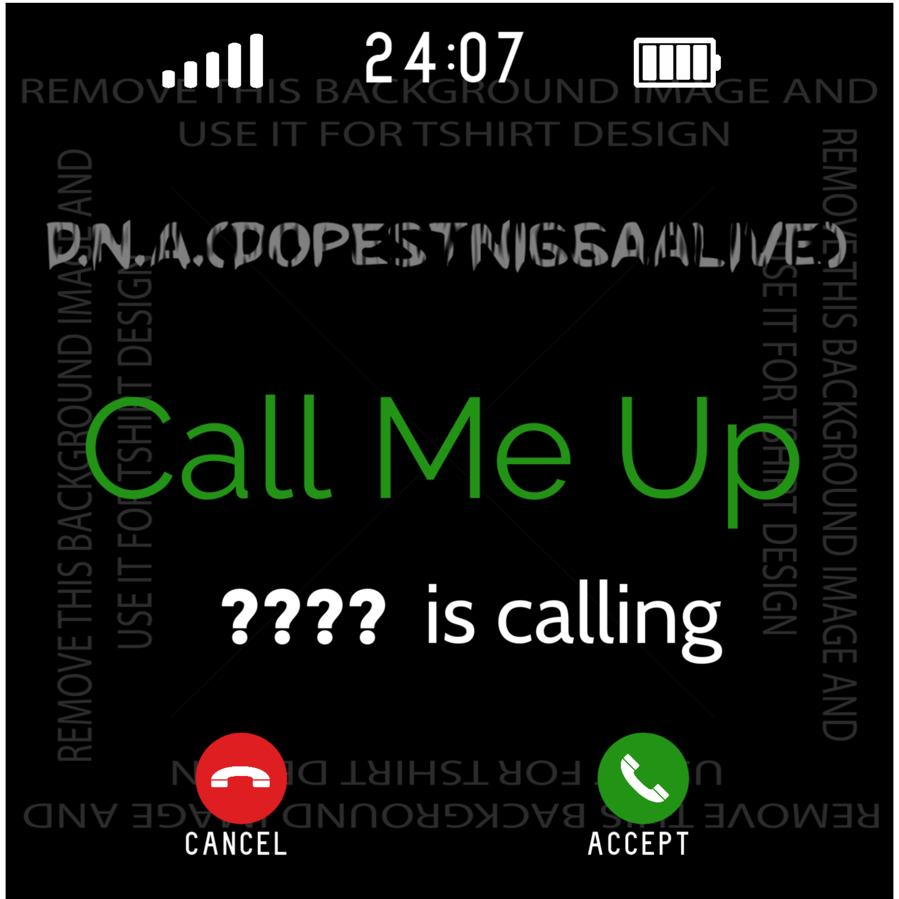 call me up artwork