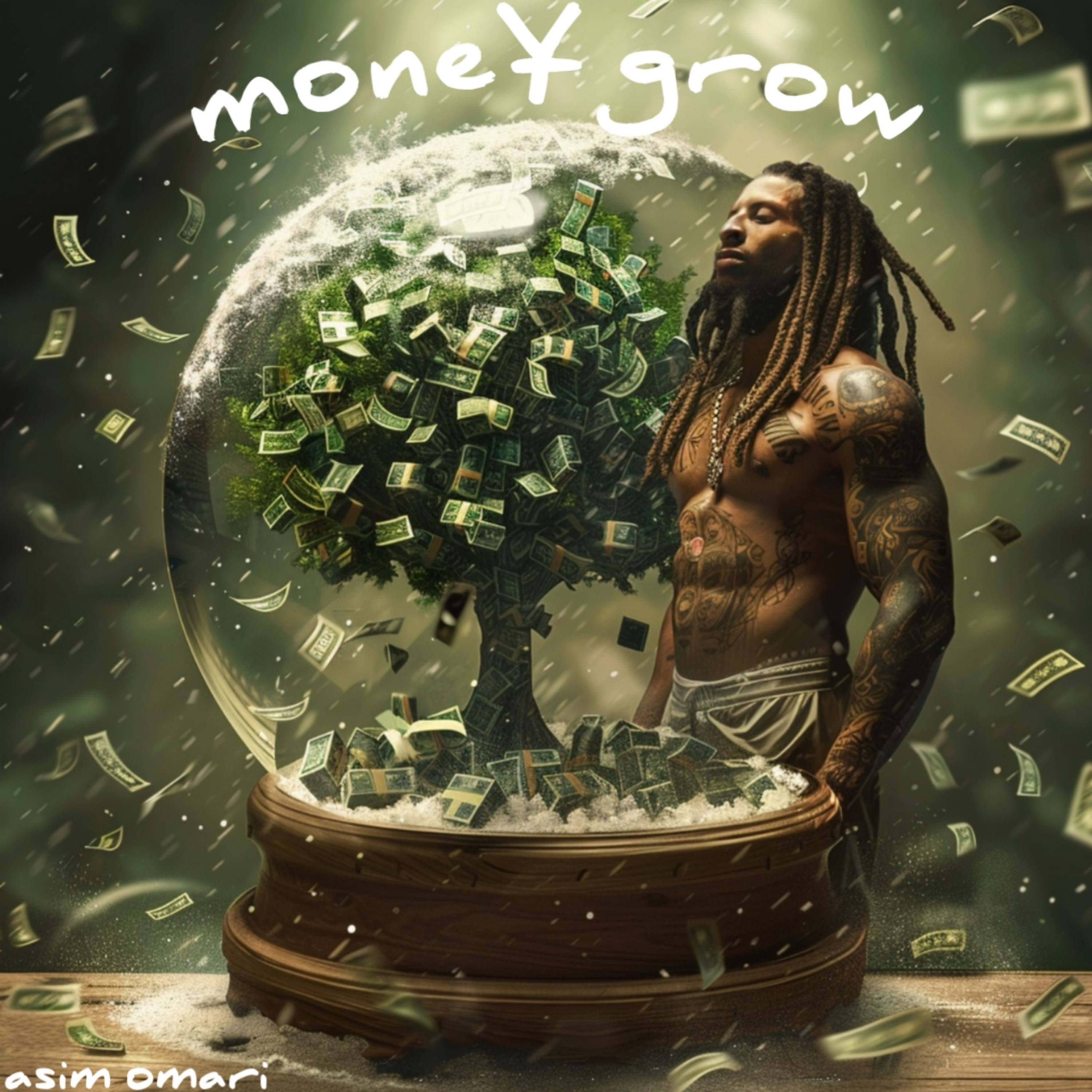 mone¥ grow artwork