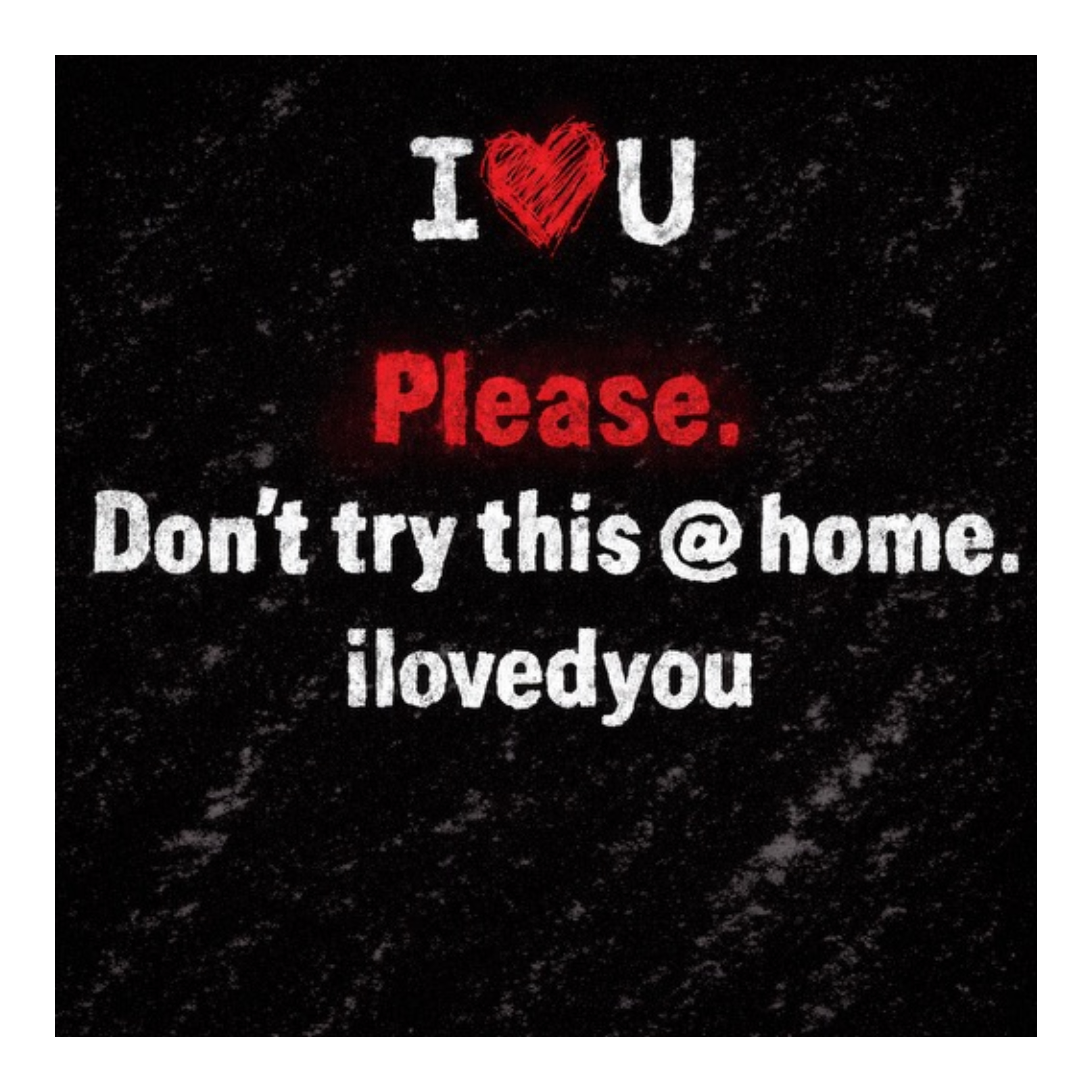 dont try this @ home artwork