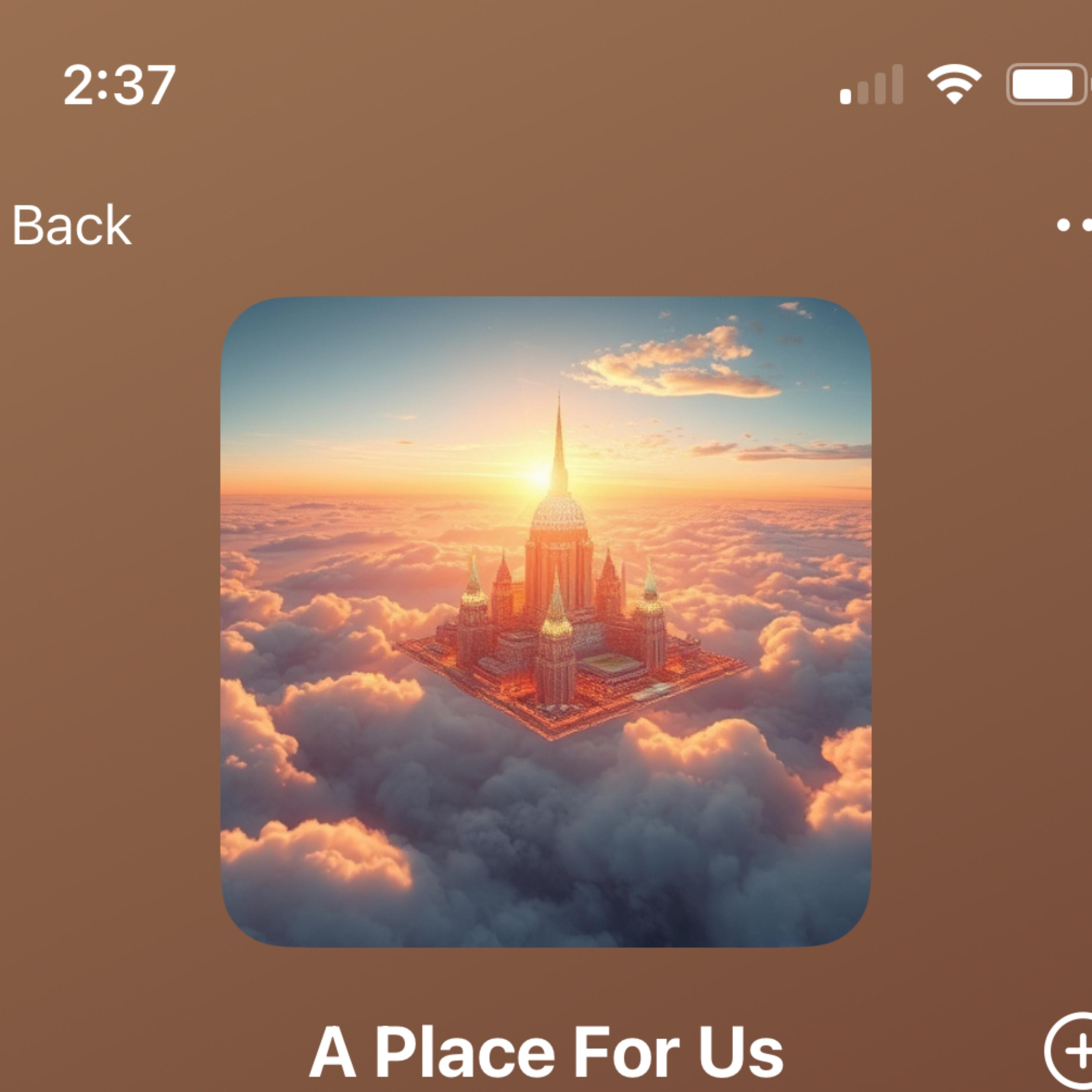 A Place For Us artwork