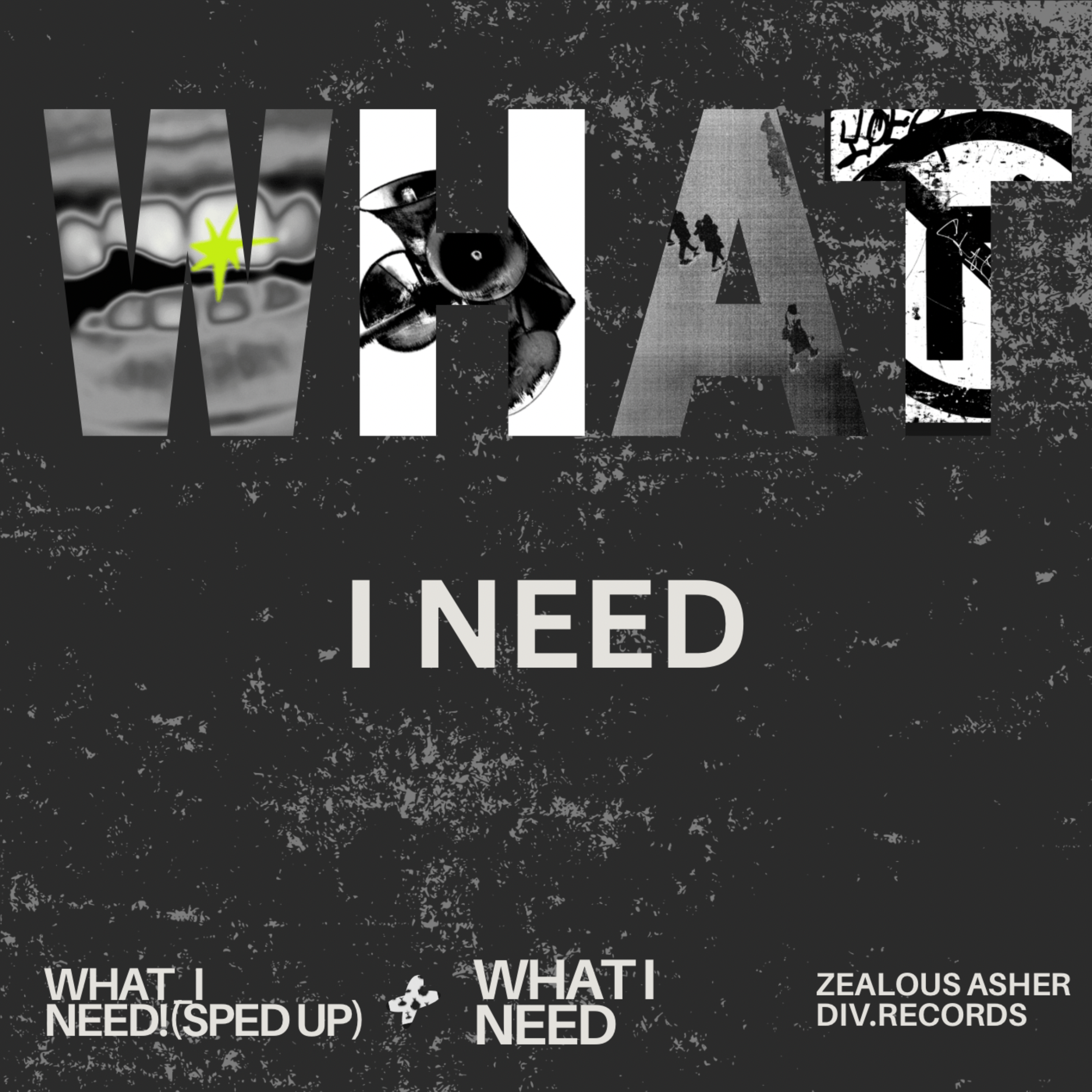 WHAT I NEED artwork