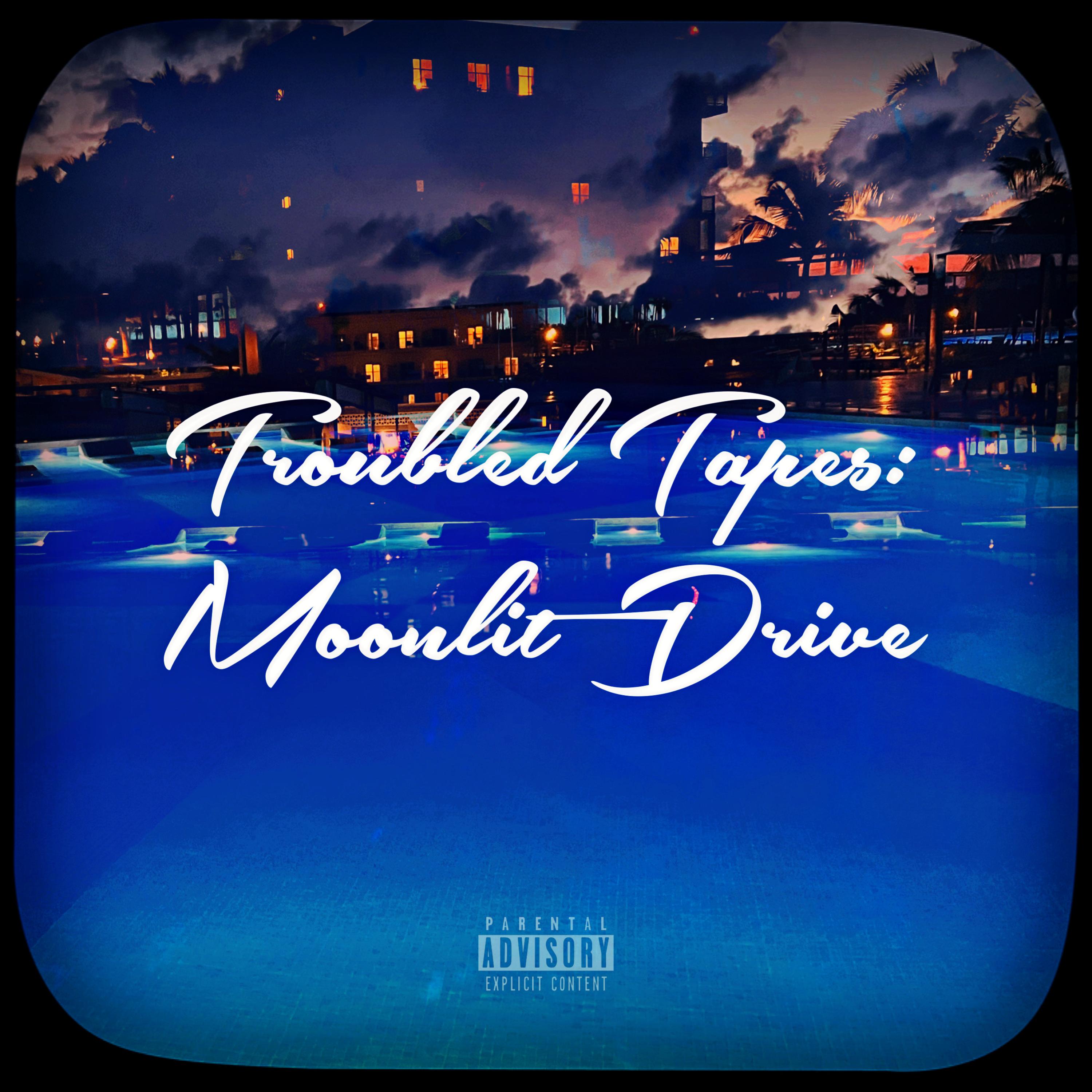 Troubled Tapes: Moonlit Drive artwork
