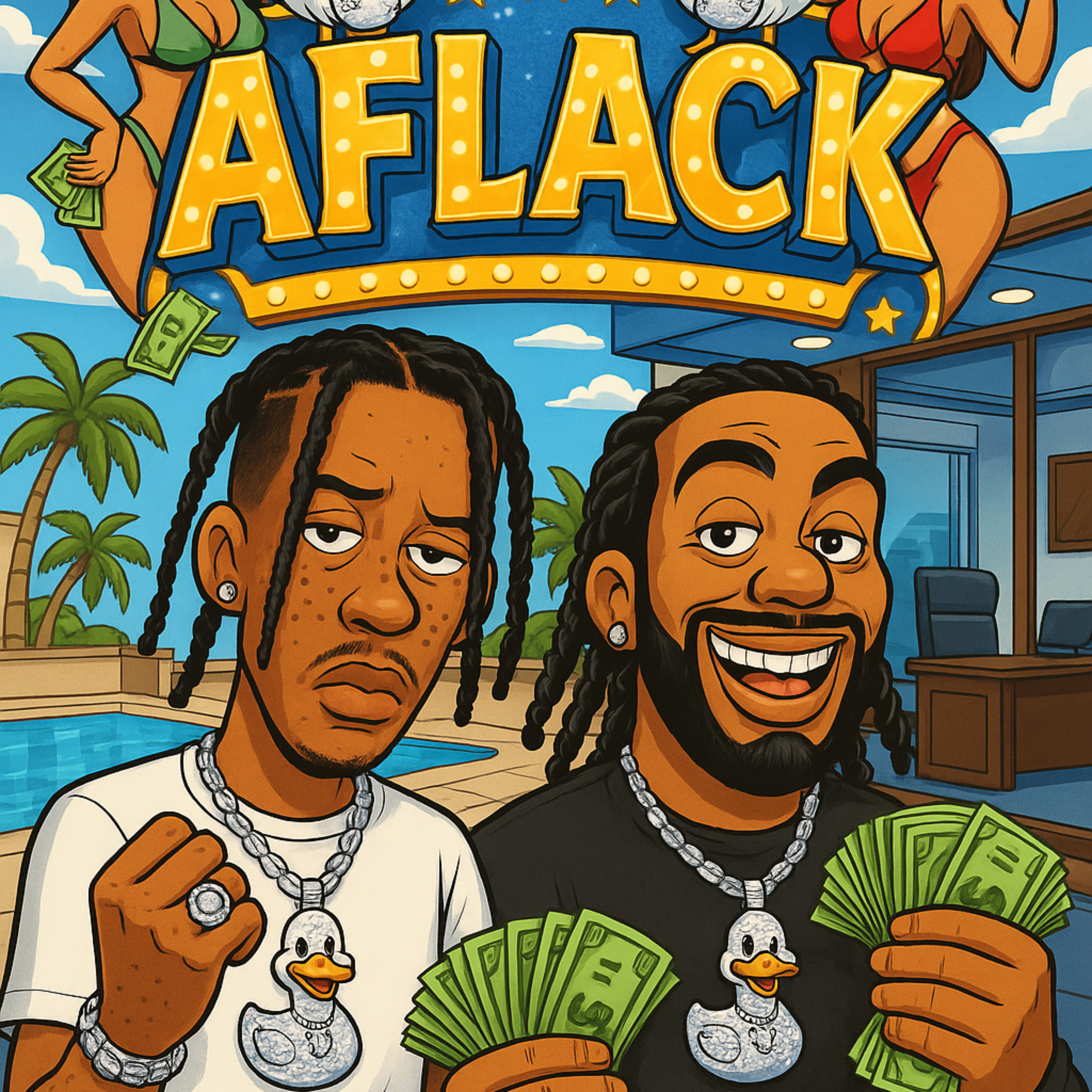 Aflack artwork