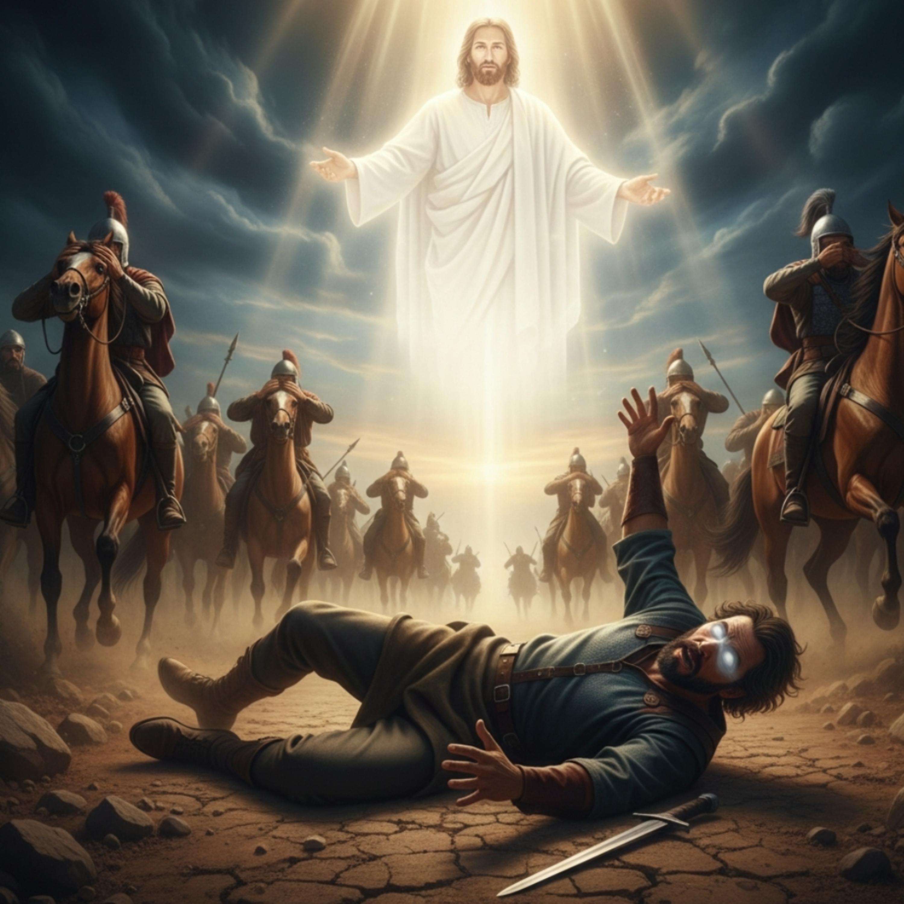O clarão no caminho é Jesus artwork