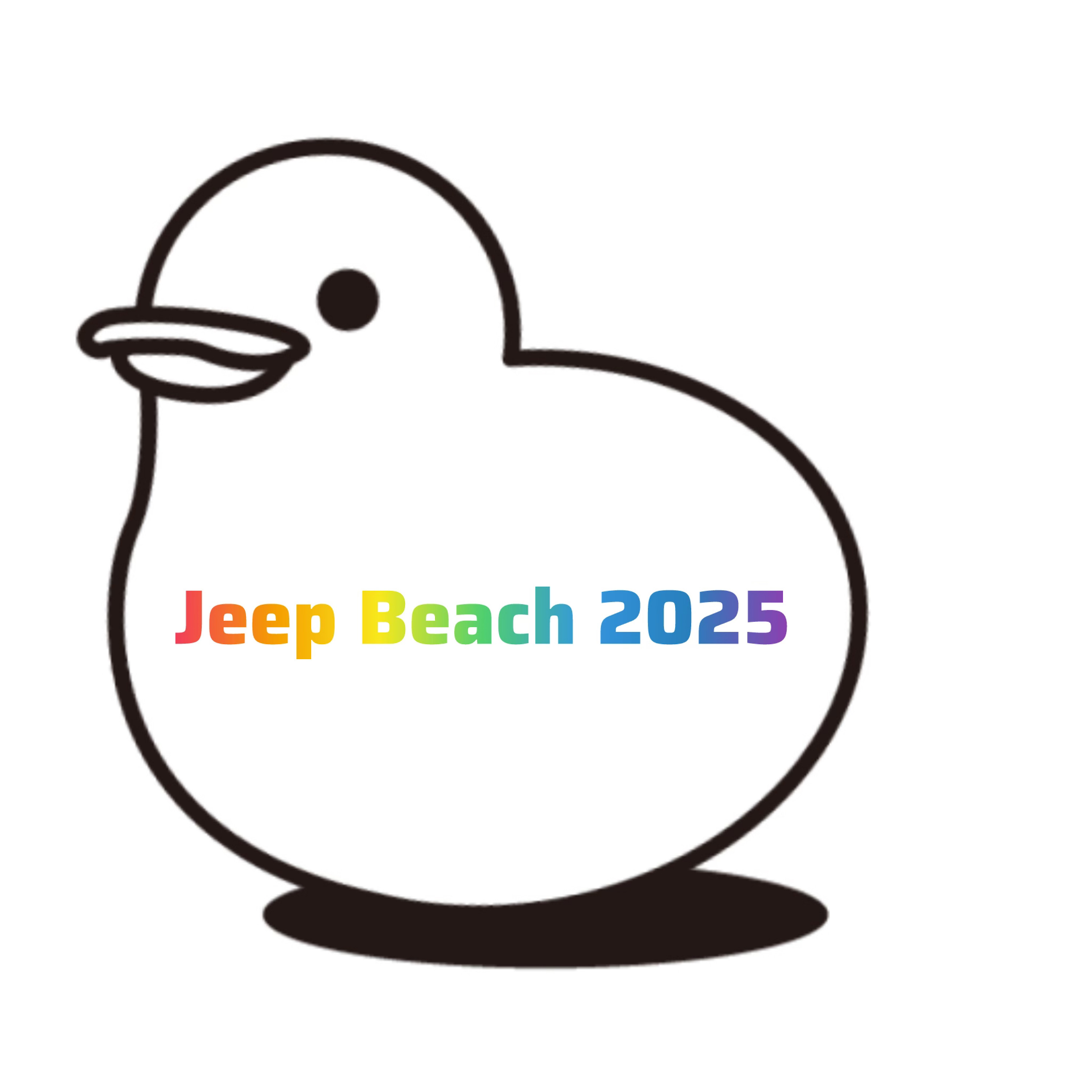 Jeep Beach 2025 artwork