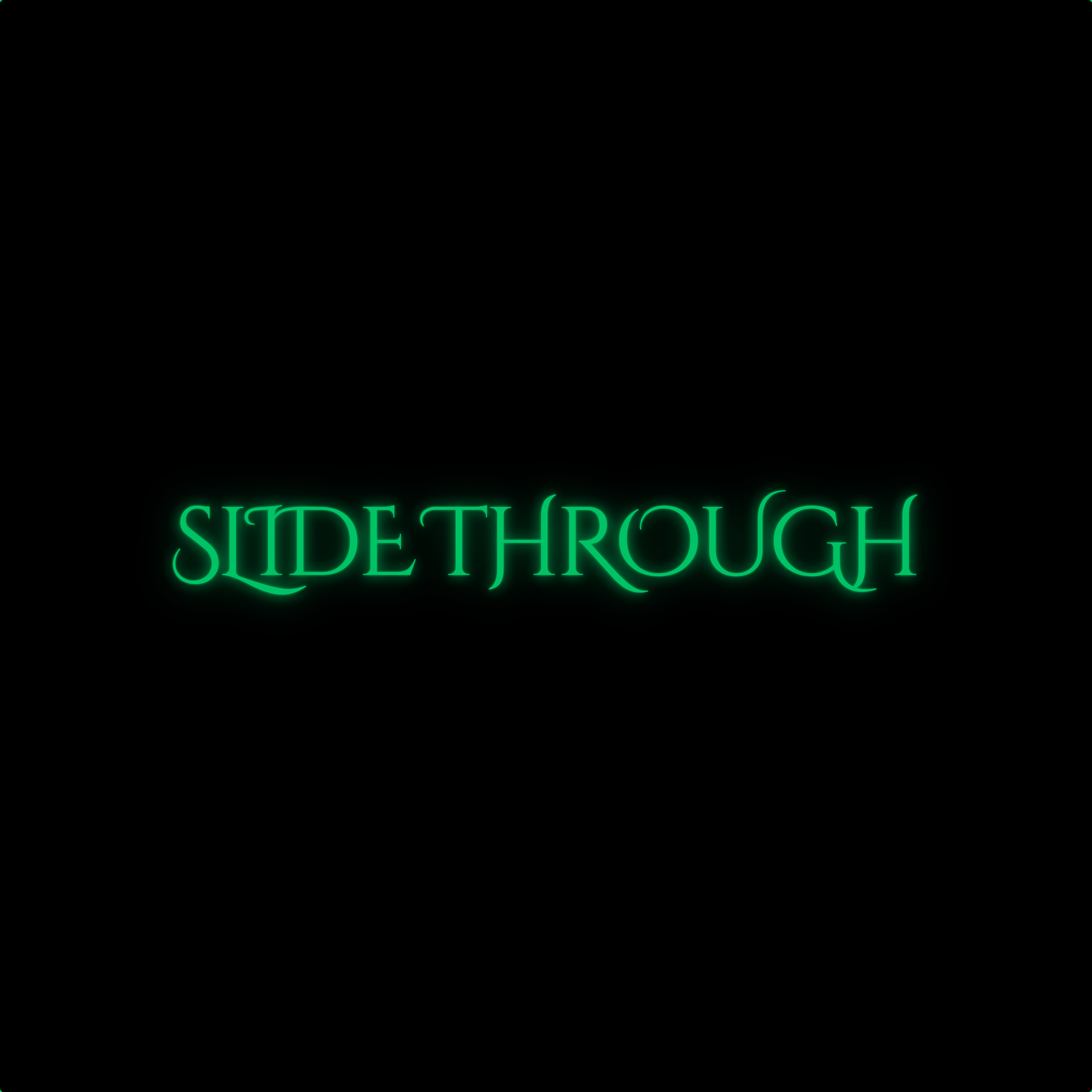 Slide through artwork
