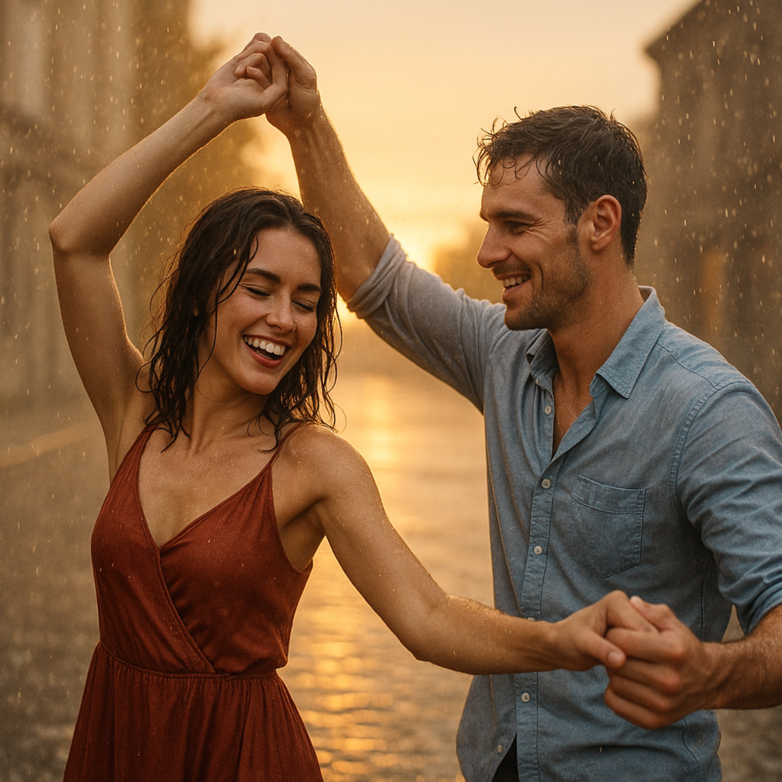 Dance in the rain artwork