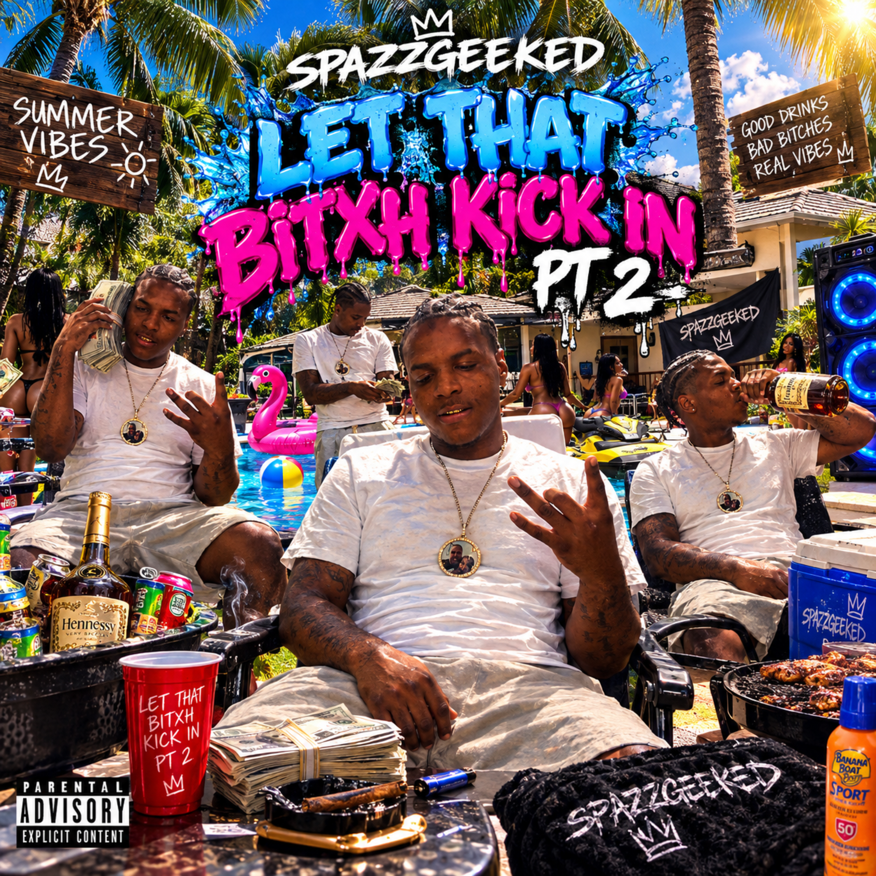 Let That Bitch Kick In Pt2 by spazzgeeked cover art