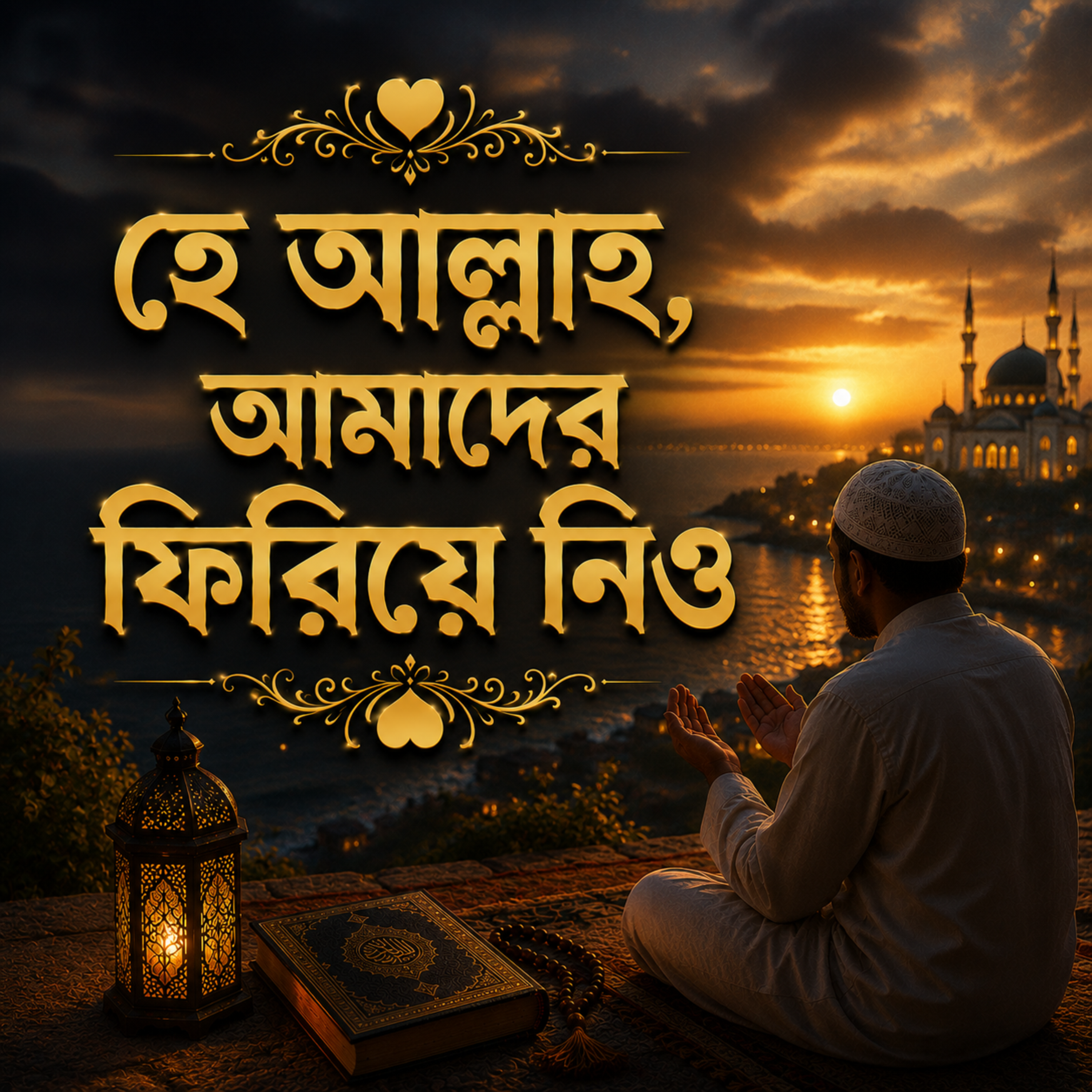 হে আল্লাহ, আমাদের ফিরিয়ে নিও by Ananya Sharma cover art