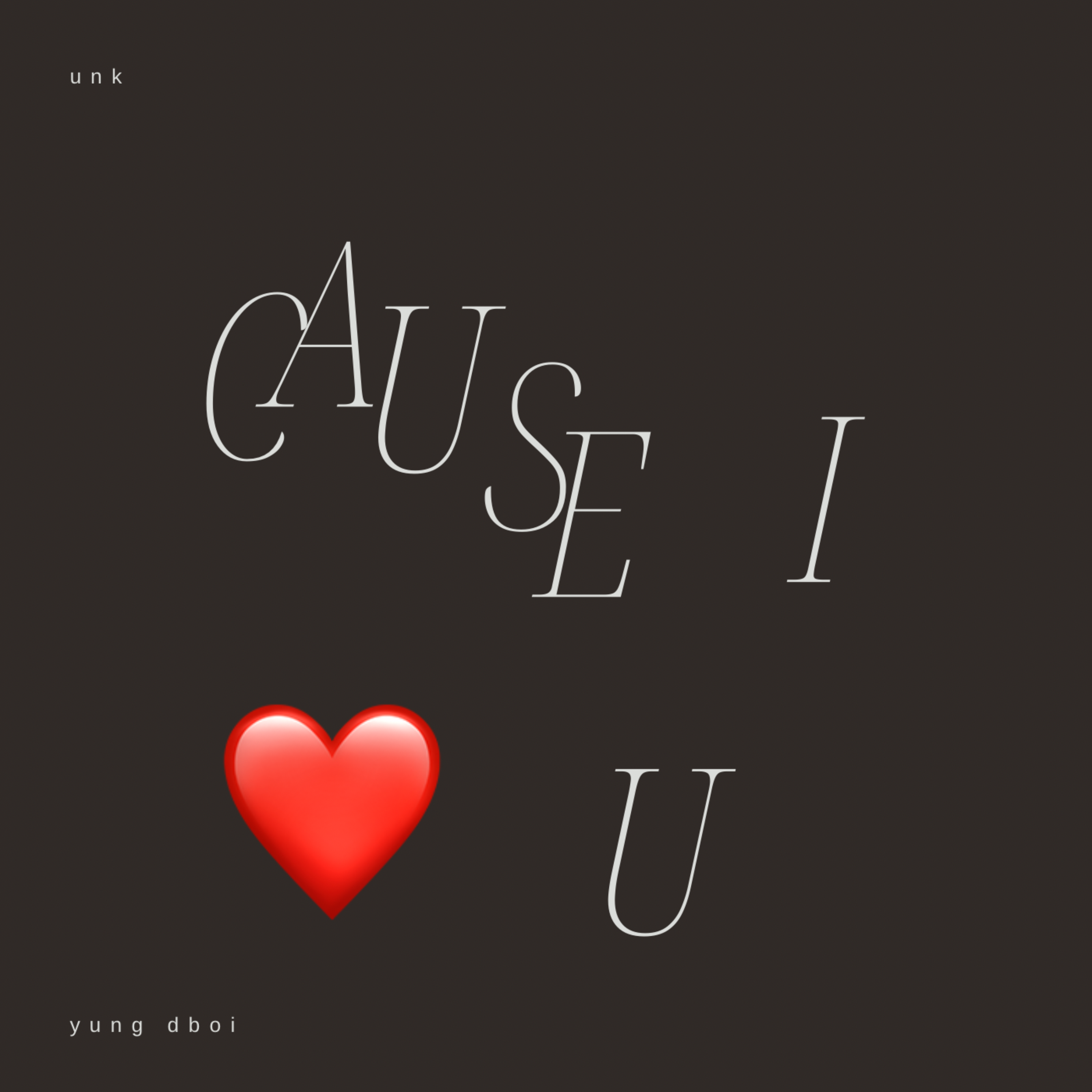 Cause I Love U artwork