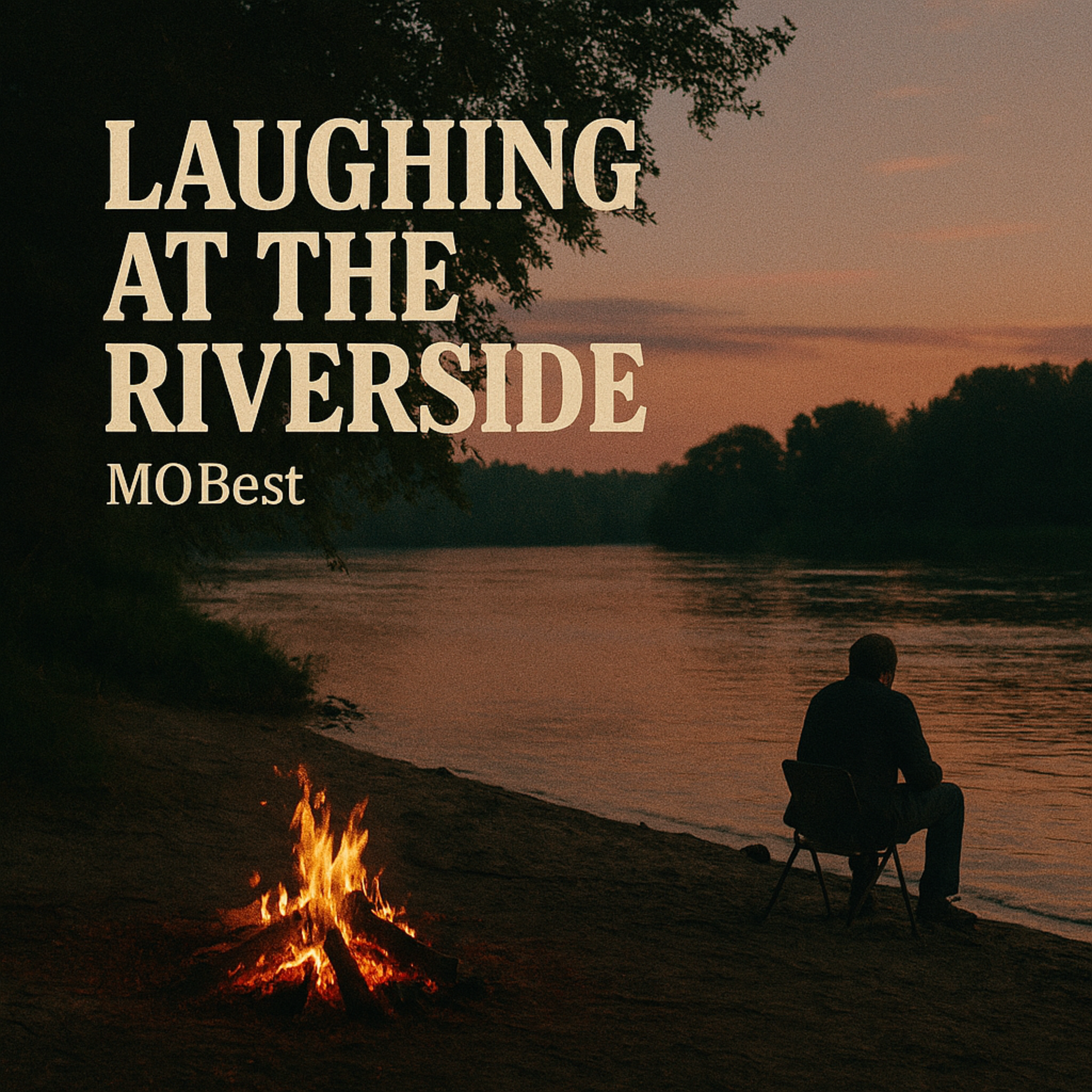 Laughing at the Riverside artwork