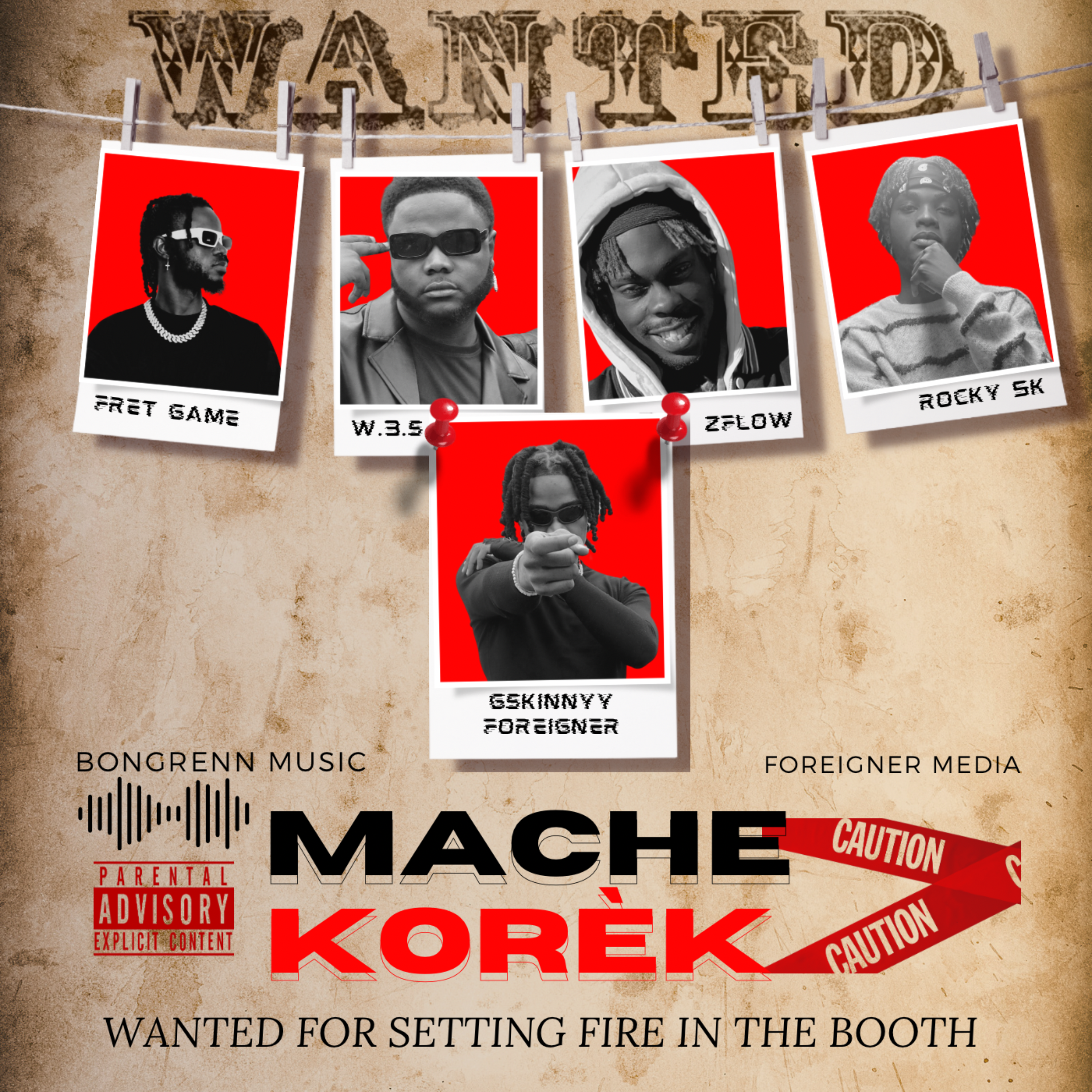 Mache Kòrek artwork