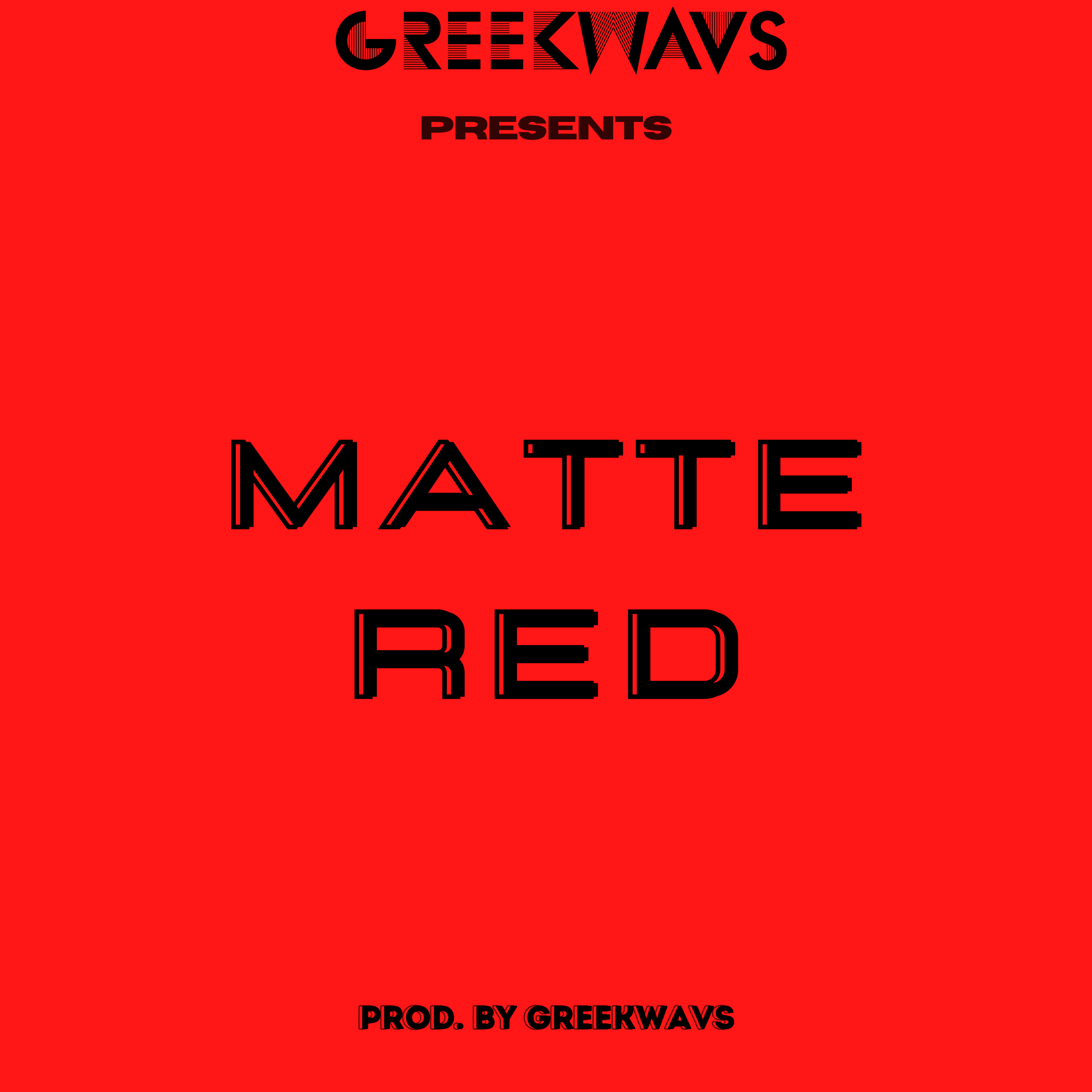 MATTE-RED (Instrumental) artwork