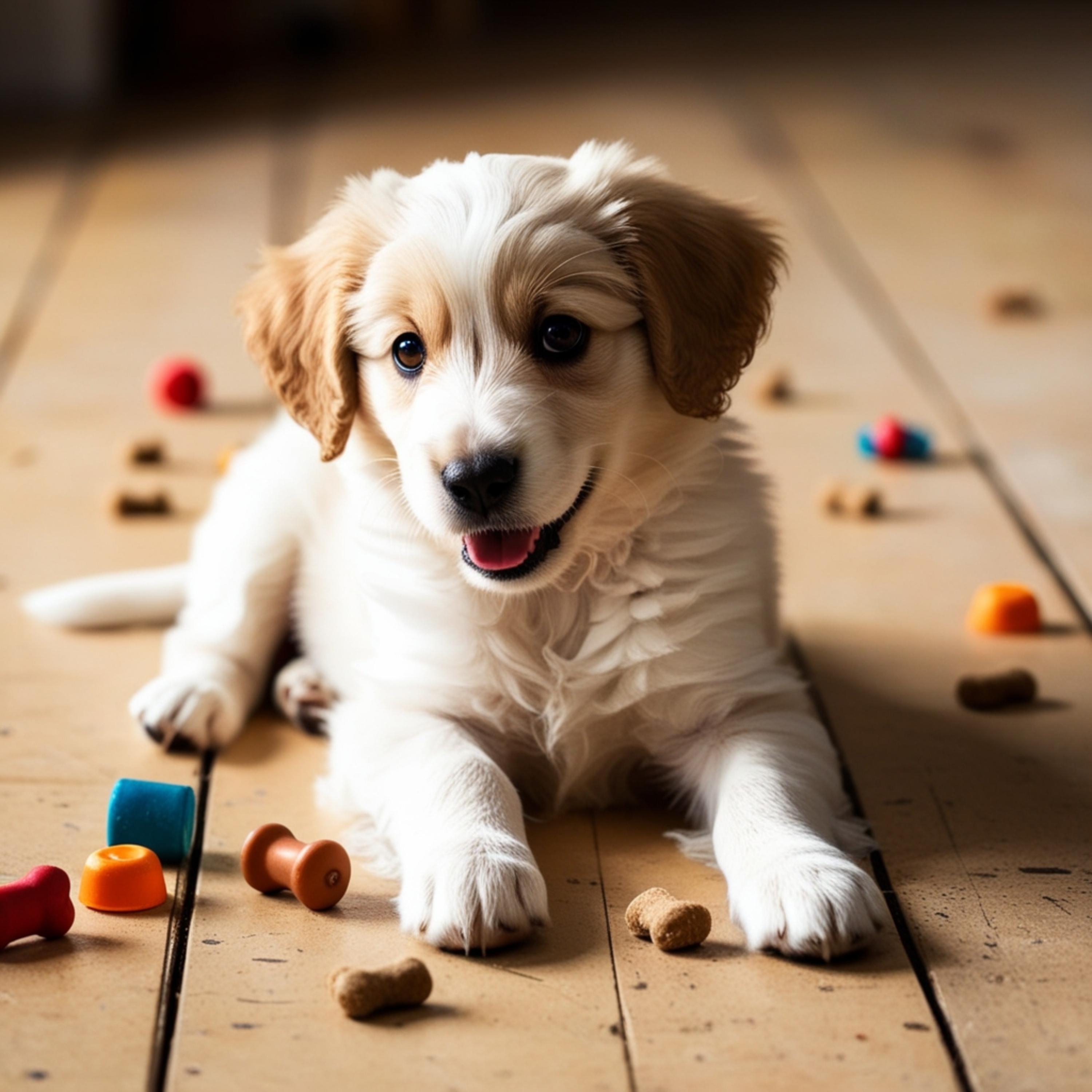 Puppy time again artwork