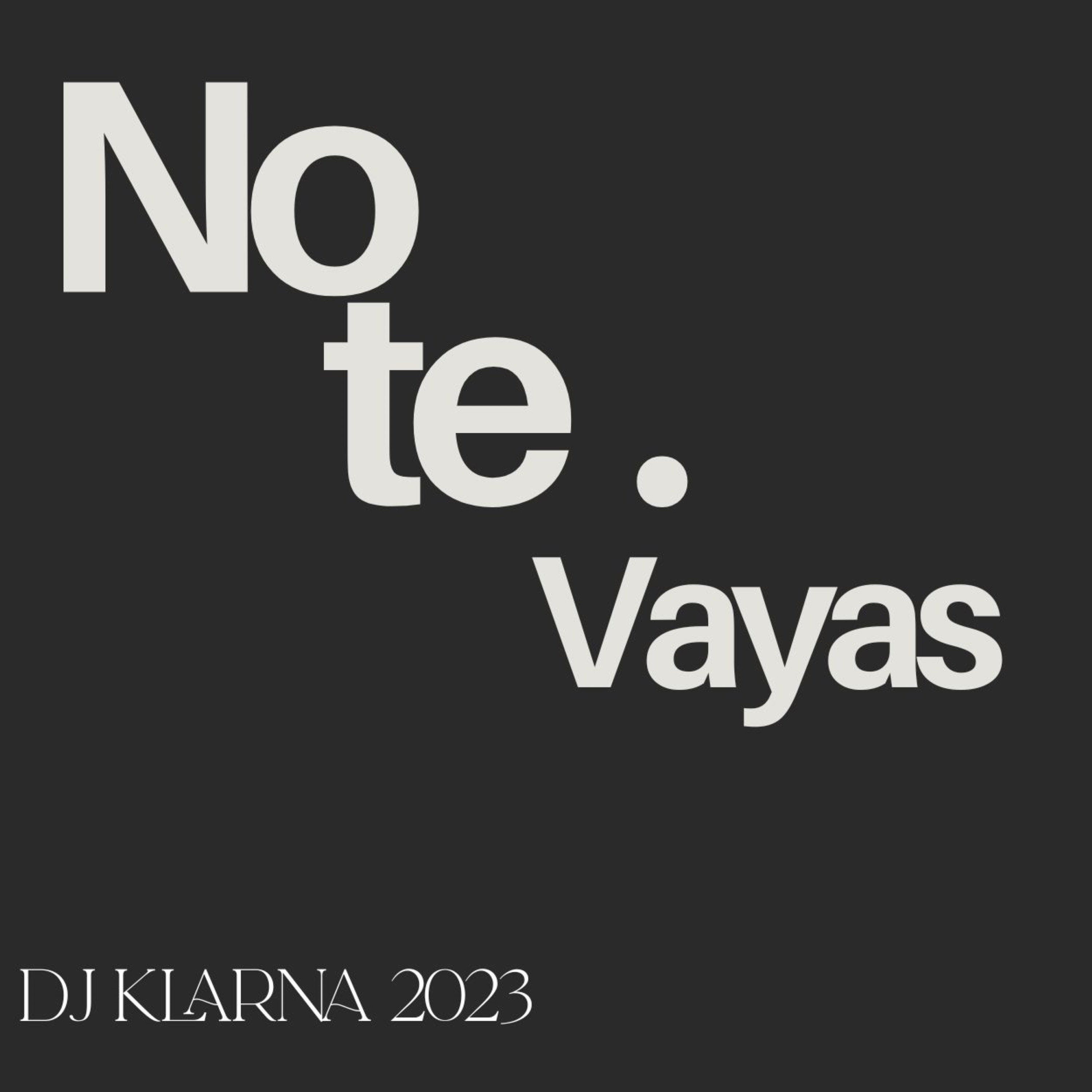 No Te Vayas artwork