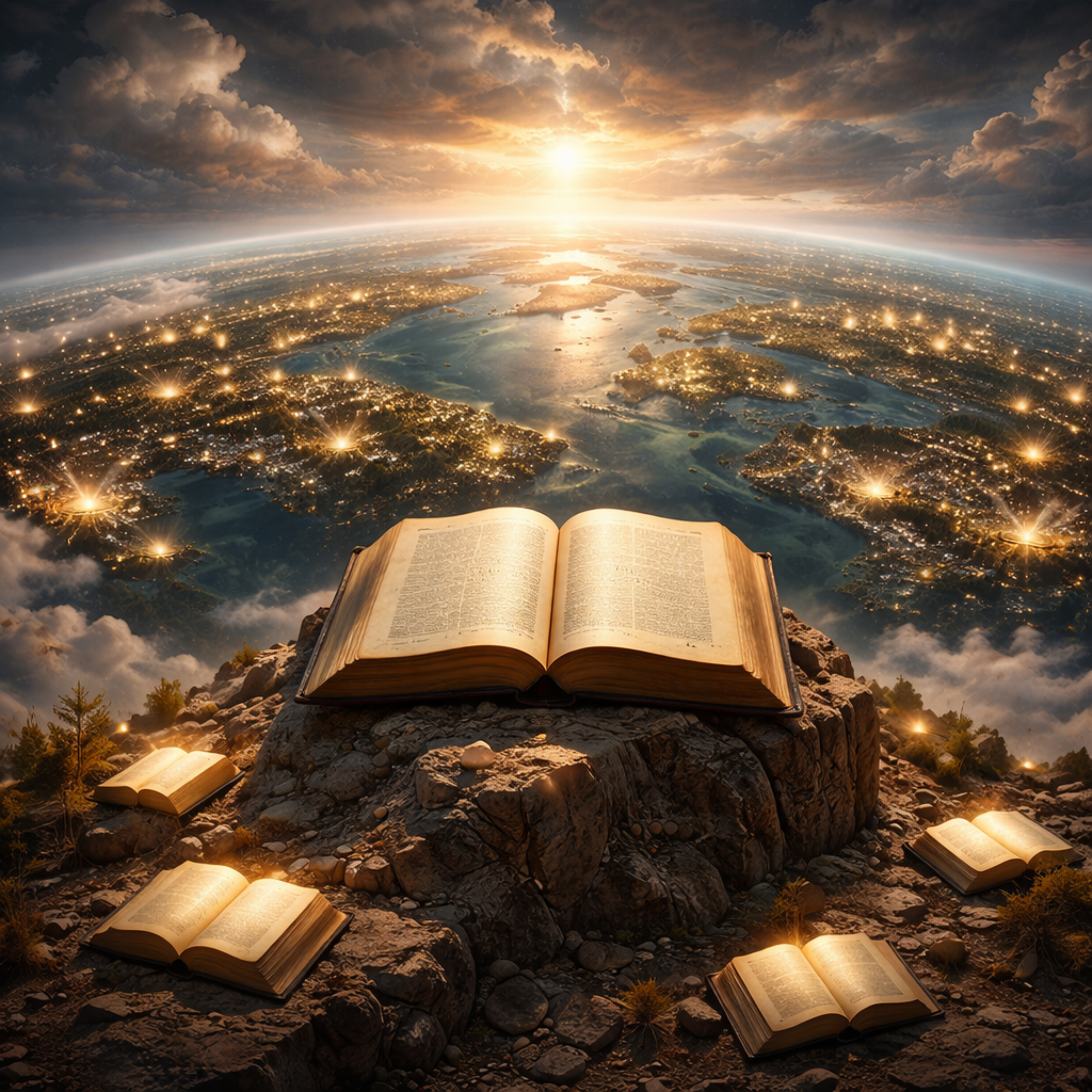Bible on Fire artwork