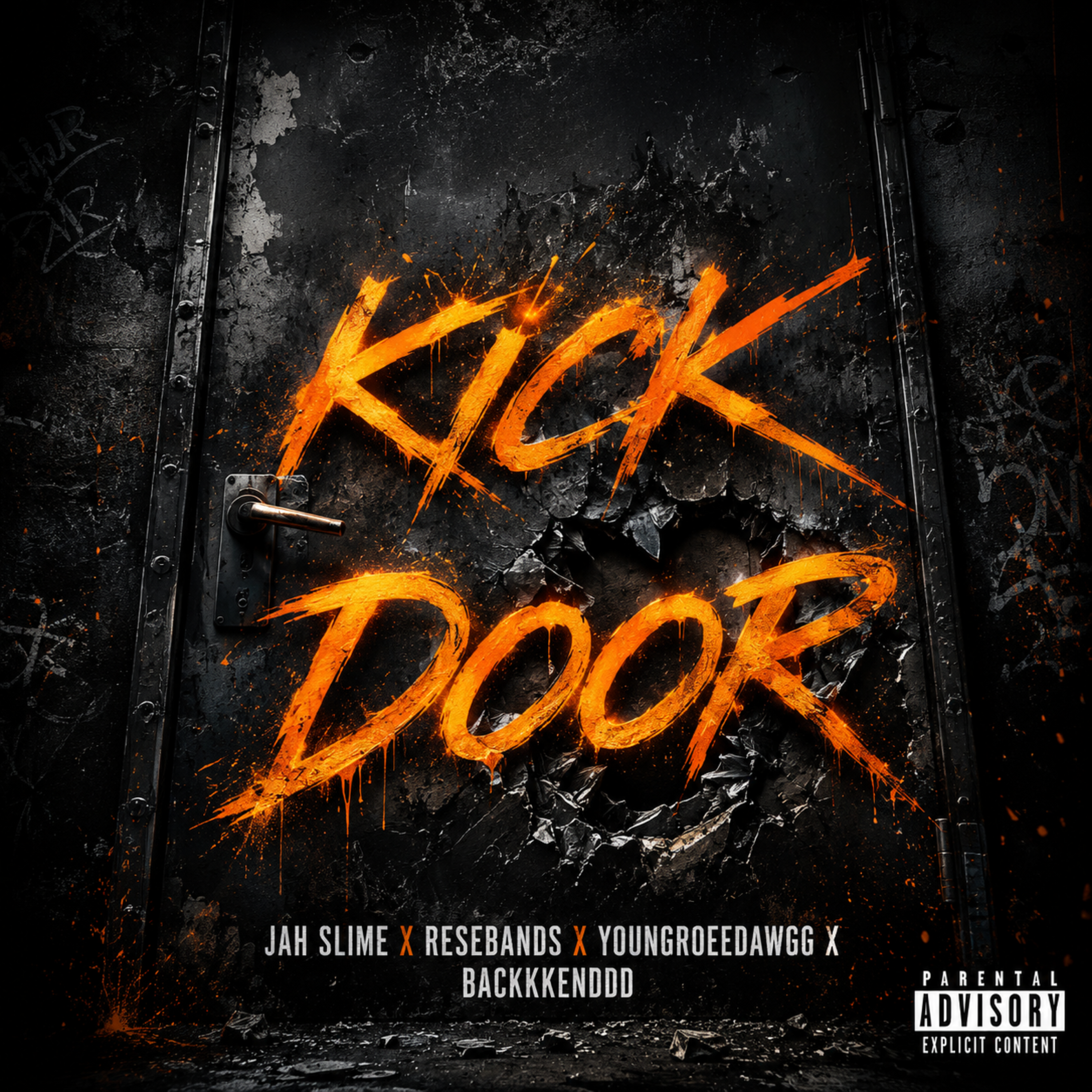 KICK DOOR by Jah Slime cover art