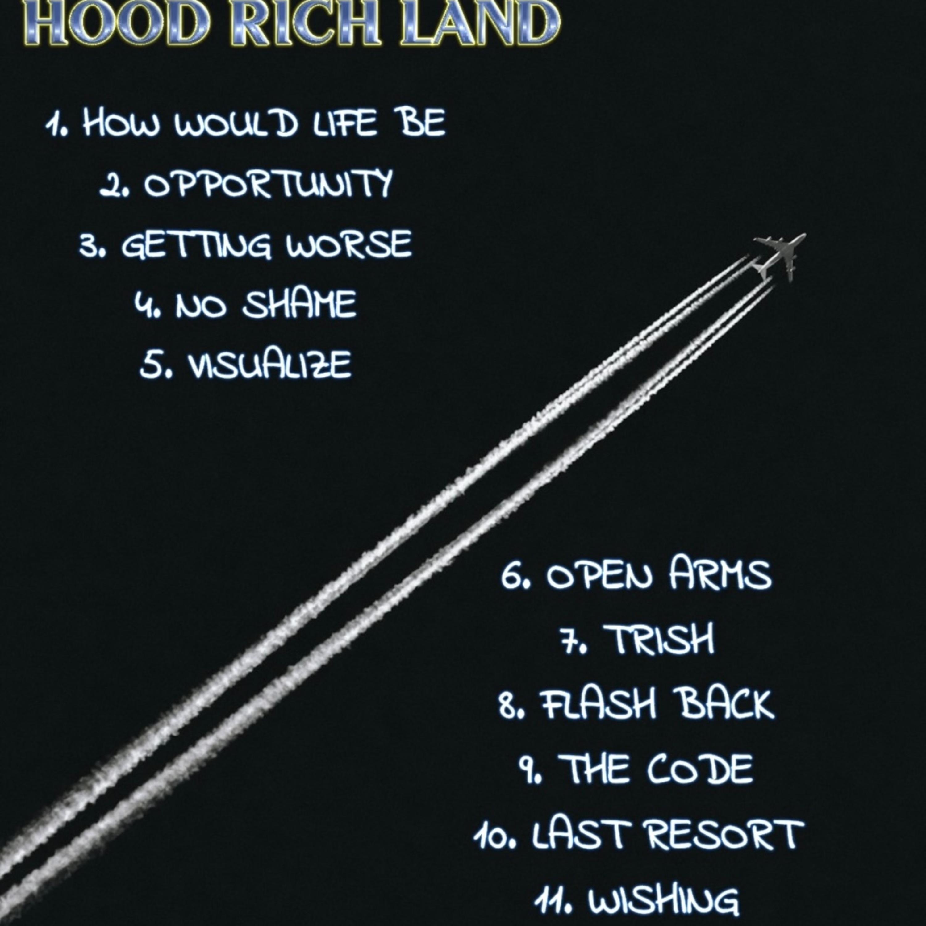 HOOD RICH LAND artwork