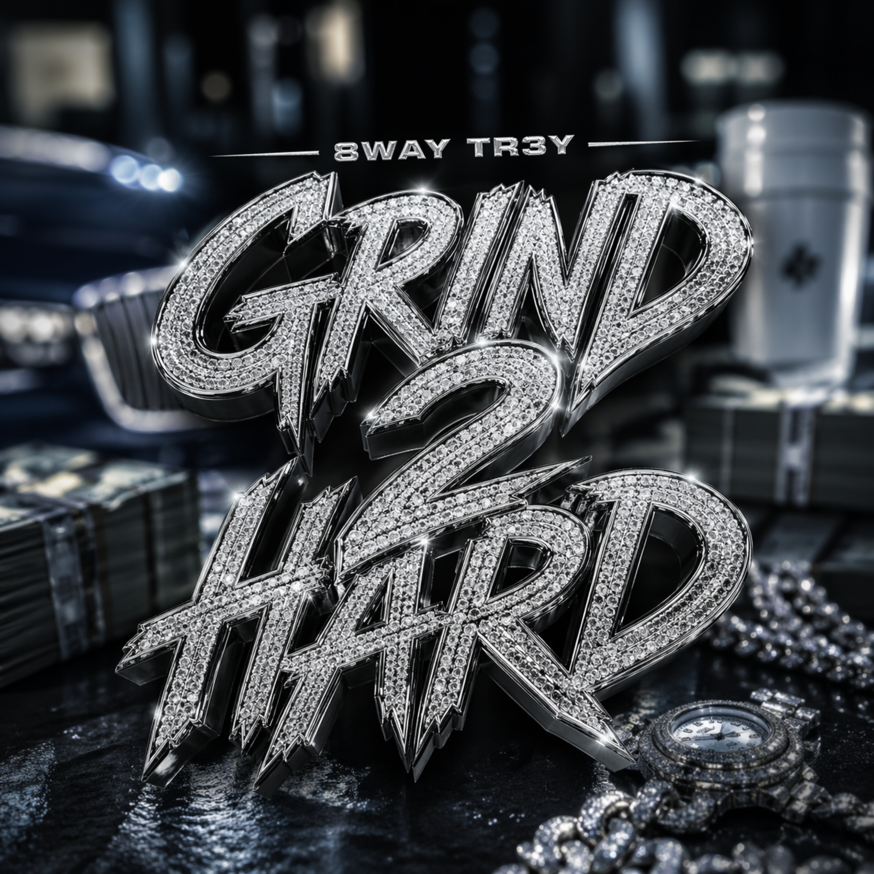 Grind 2 Hard by 8WAY TR3Y cover art