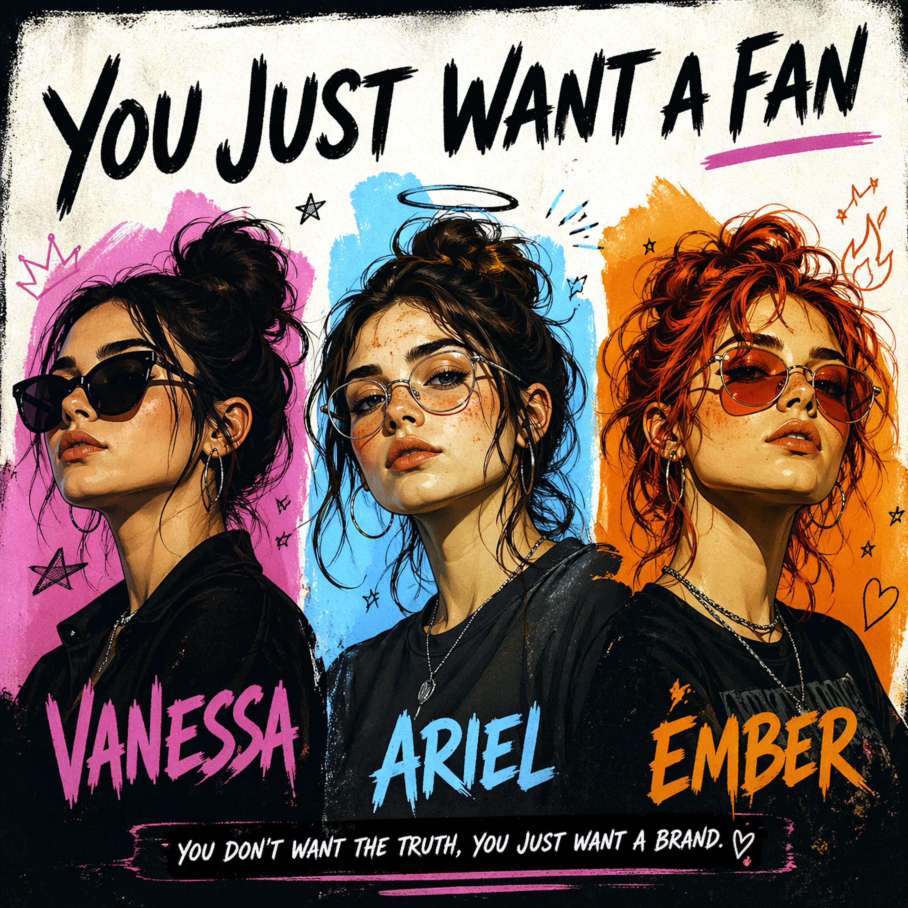 YOU JUST WANT A FAN artwork
