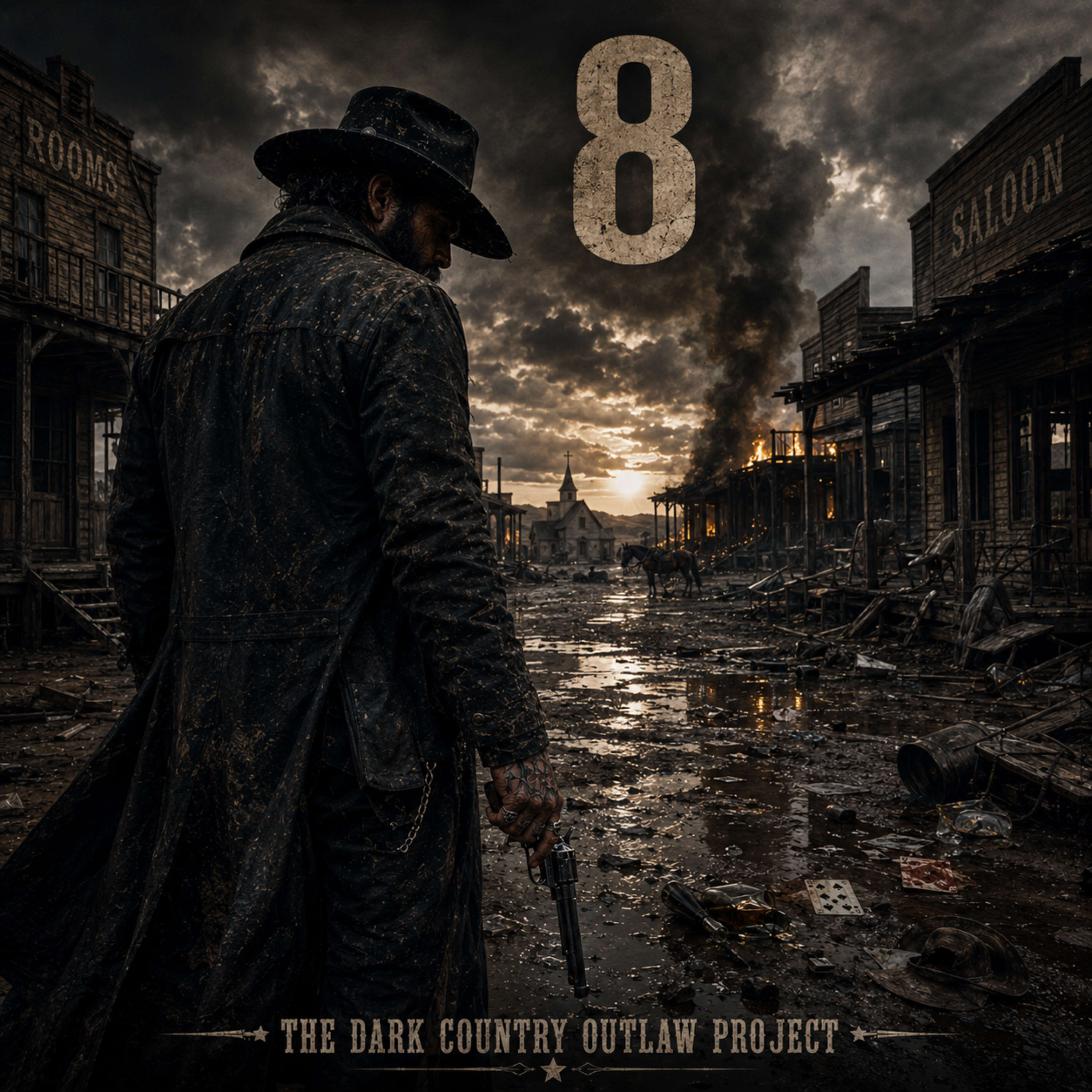 Eight by The Dark Country Outlaw Project cover art