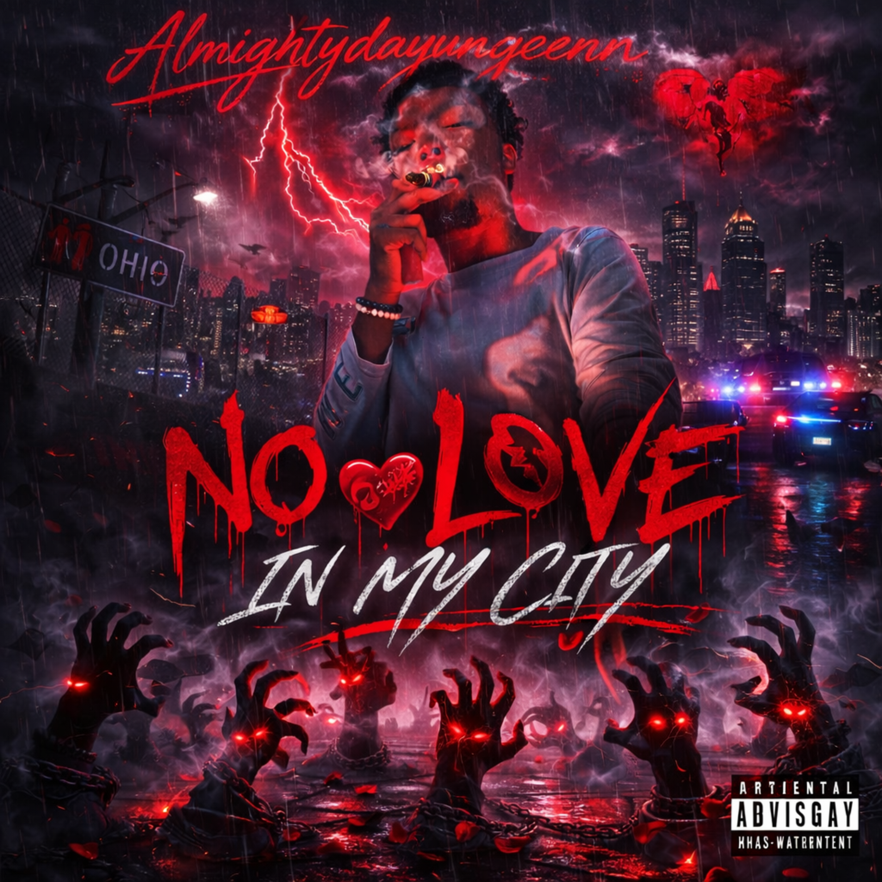 No LøVe In My City artwork