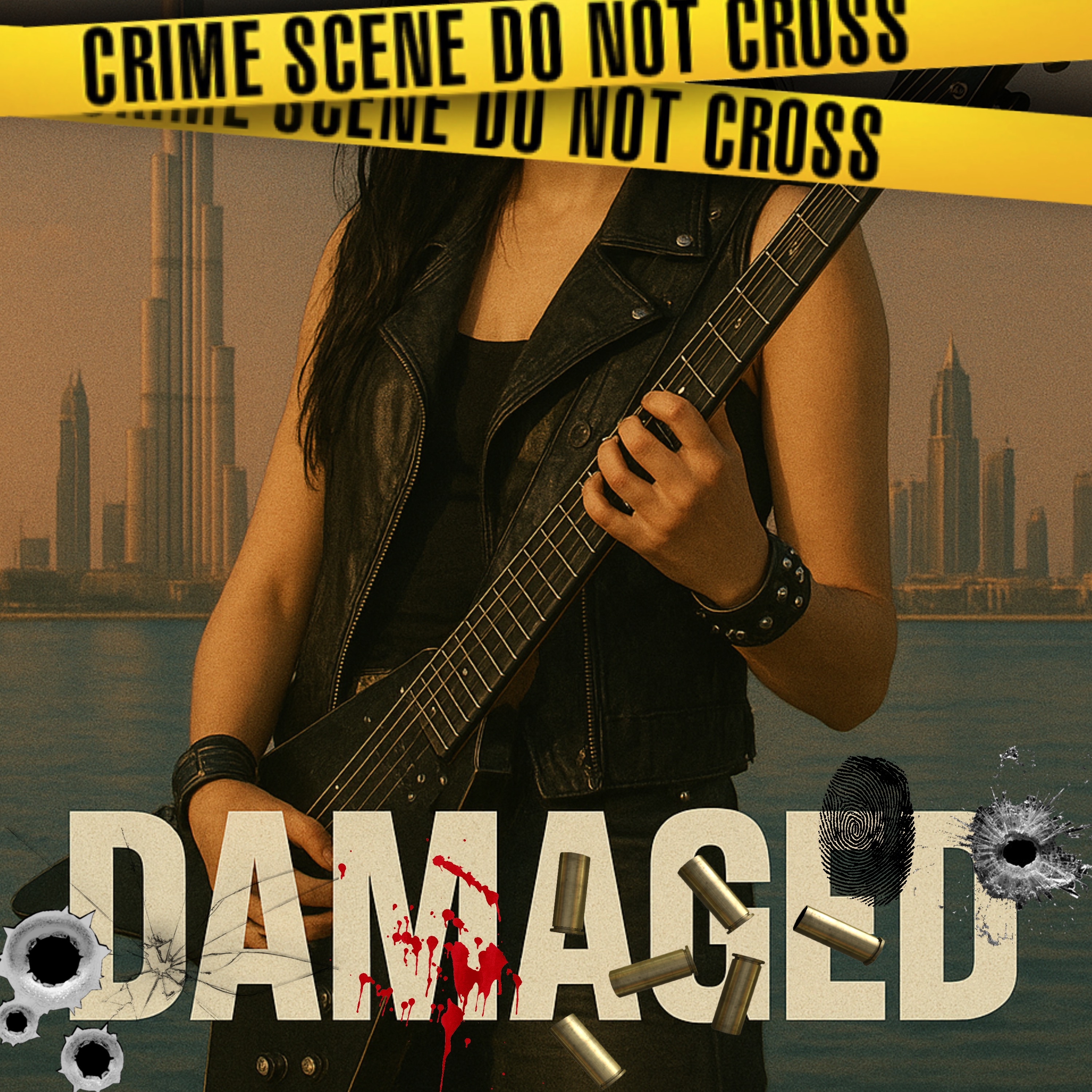 Damaged artwork