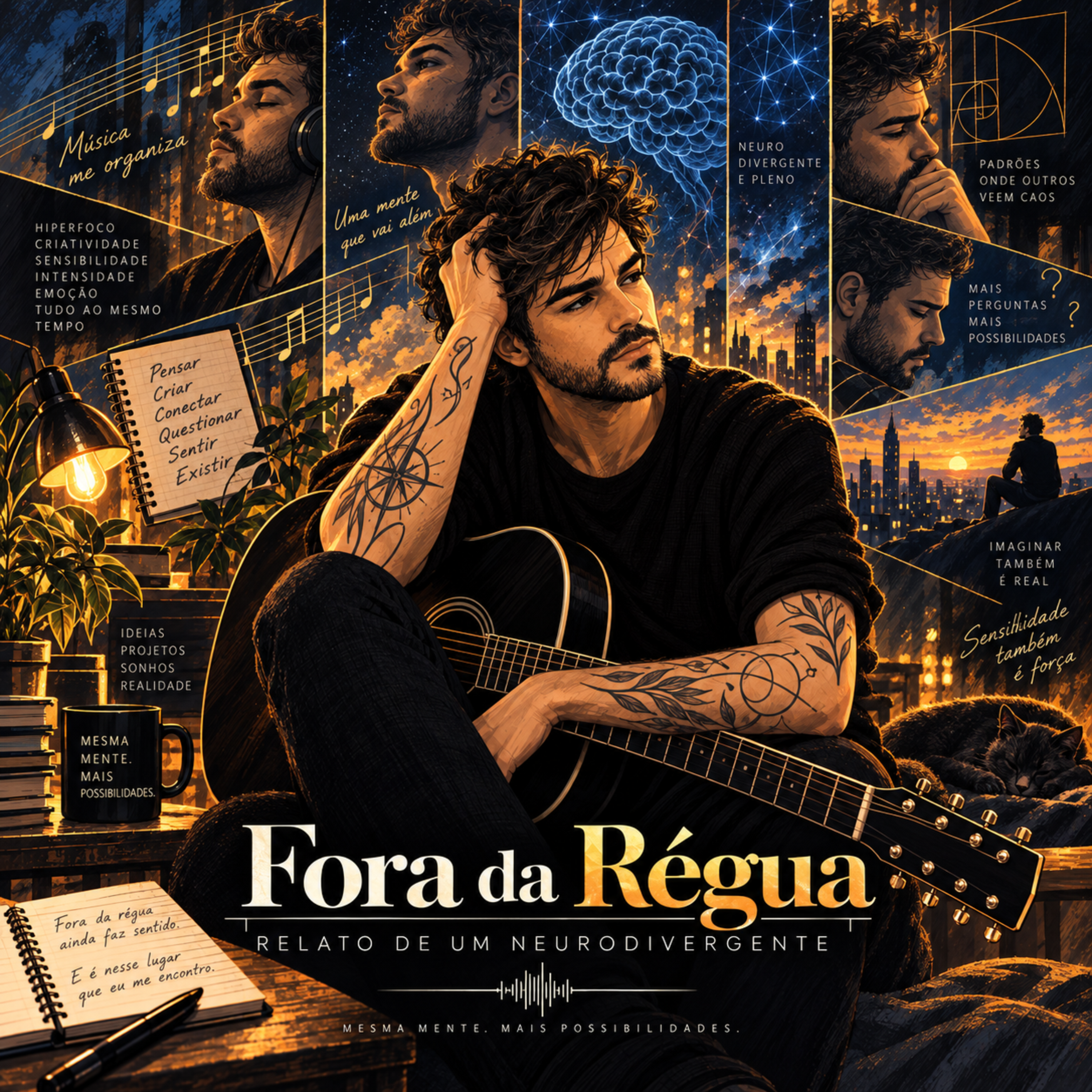 Fora da Régua - Relato de um Neurodivergente by Projeto Ataraxia cover art