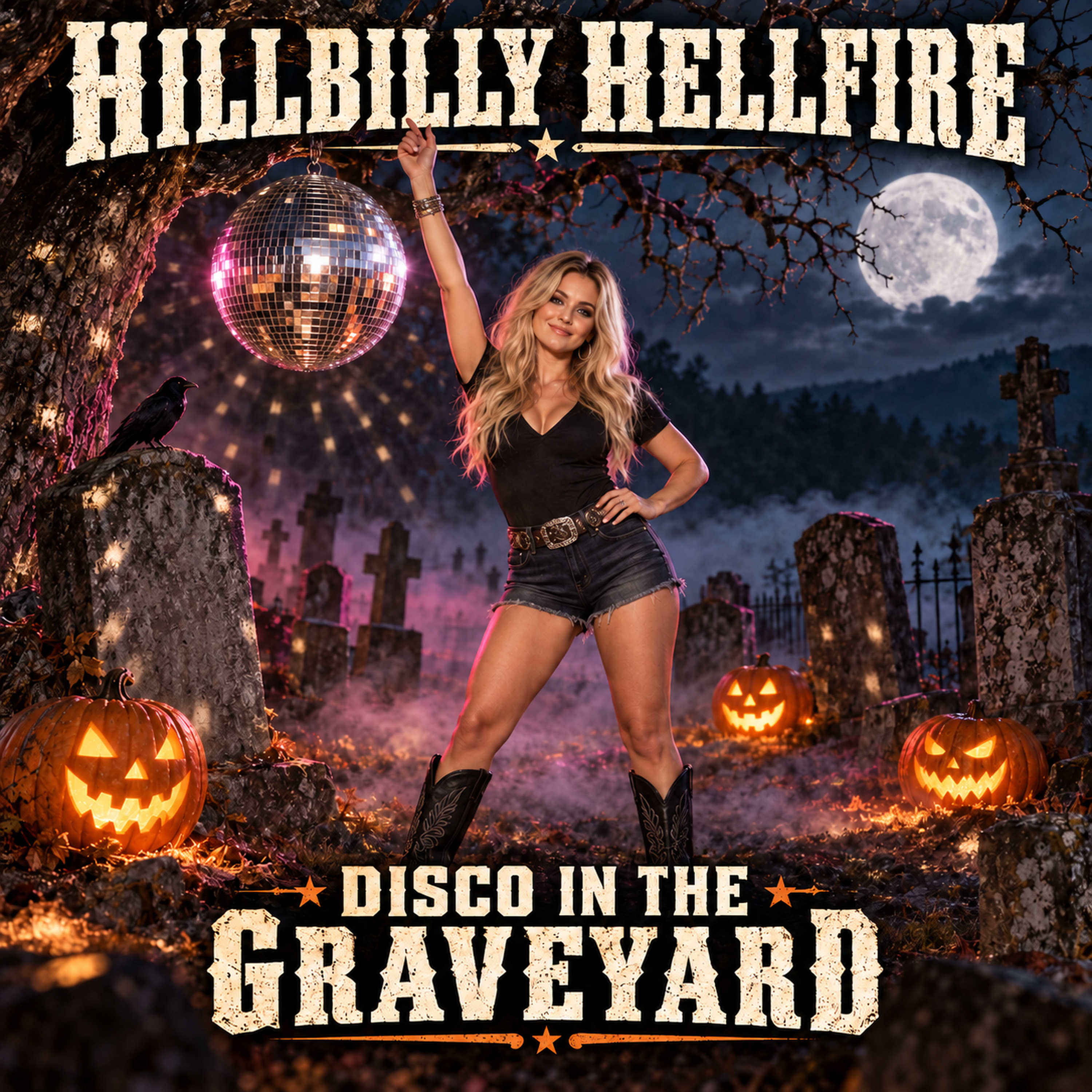 Disco In The Graveyard (Halloween Edition) by Hillbilly Hellfire cover art