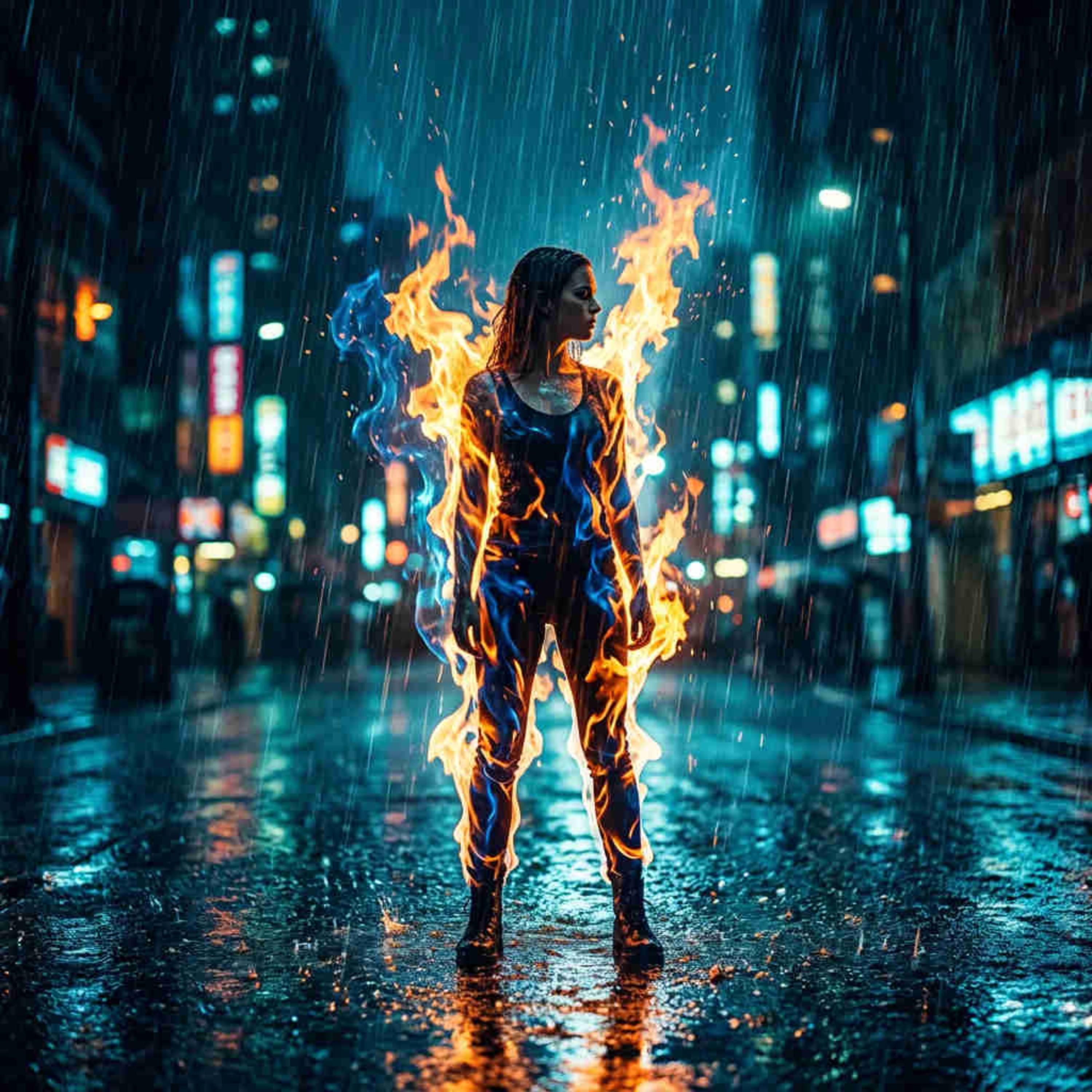 Fire In The Rain artwork