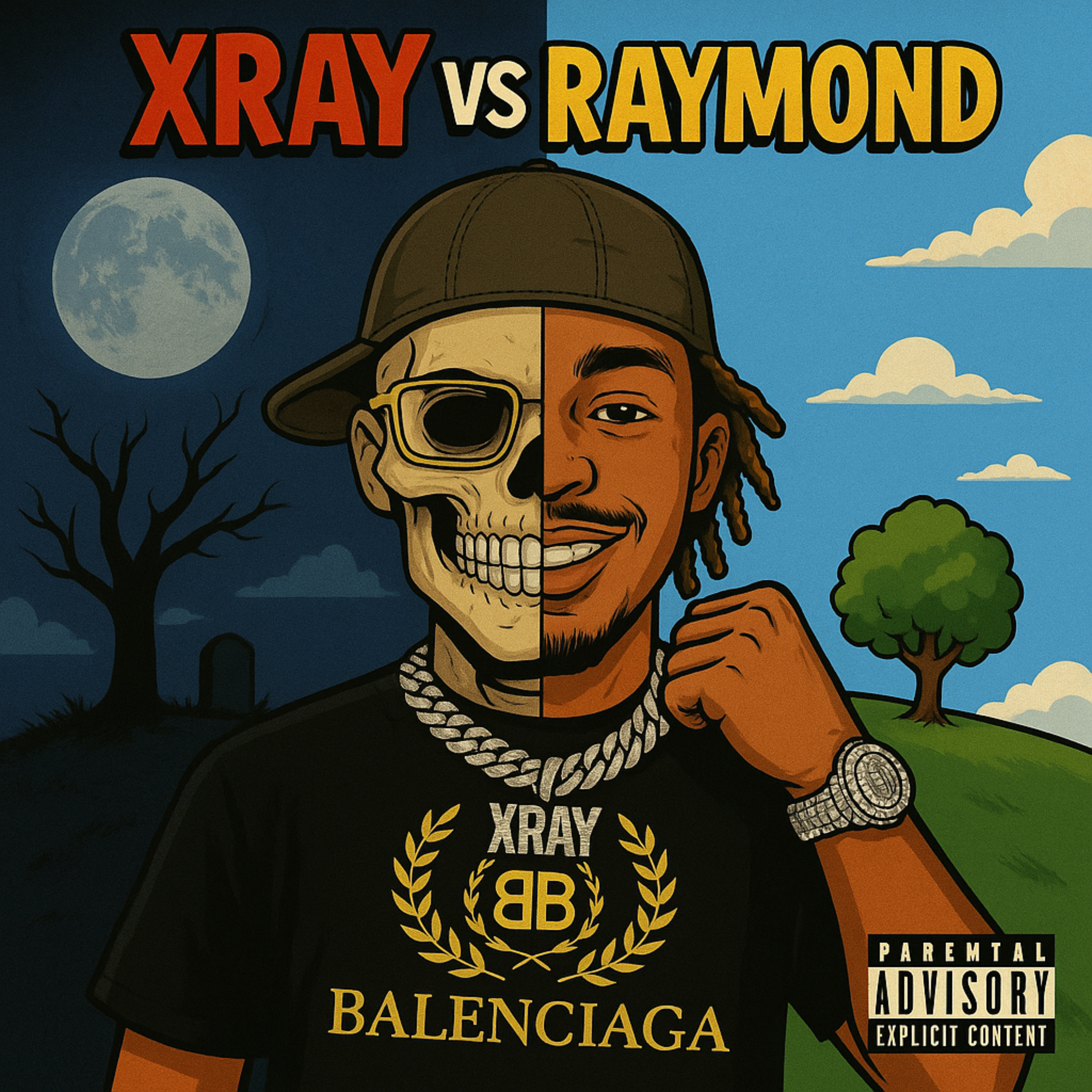 Xray Vs Raymond artwork