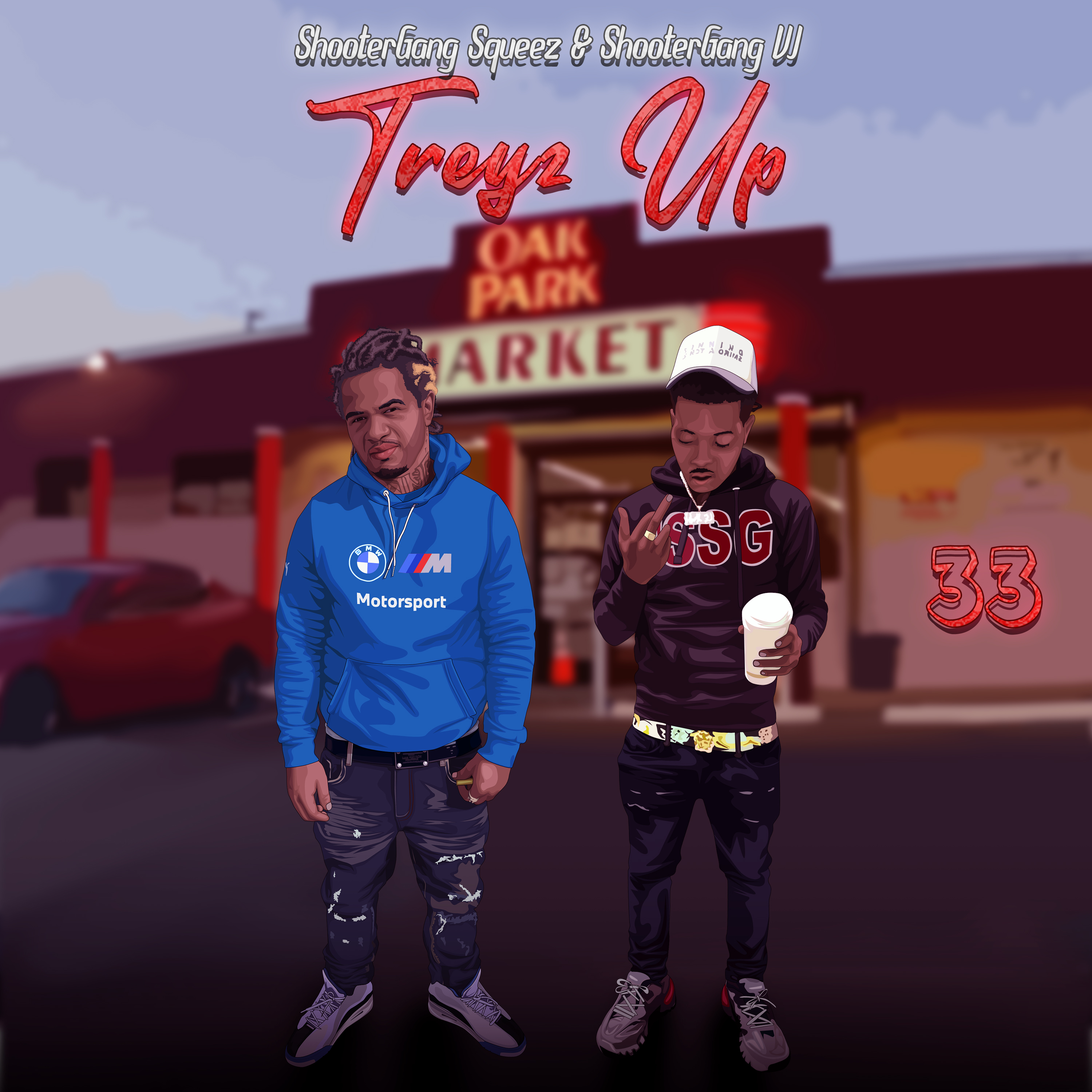 Treyz Up The Mixtape artwork