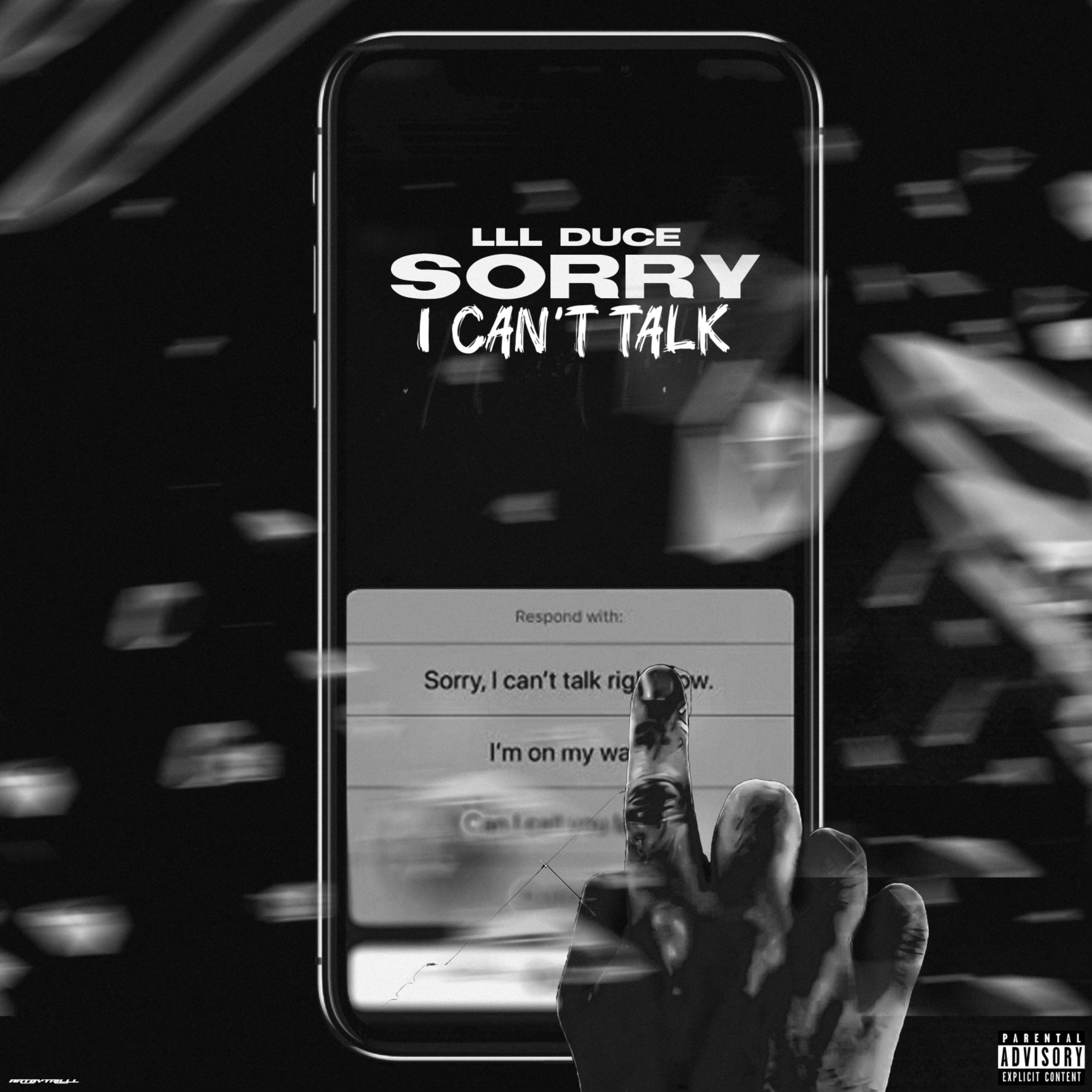 Sorry I Can’t Talk artwork
