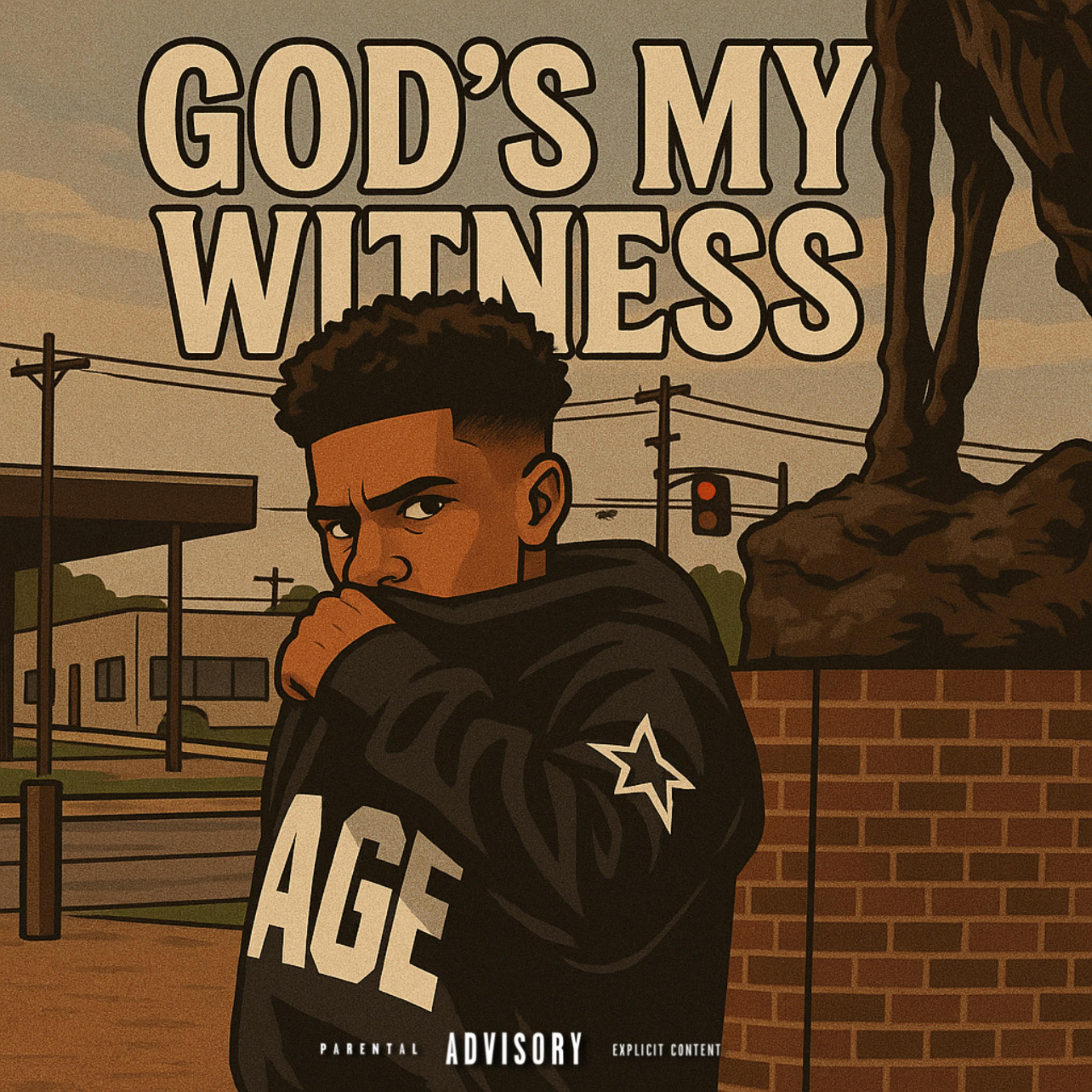 GOD’S MY WITNESS artwork
