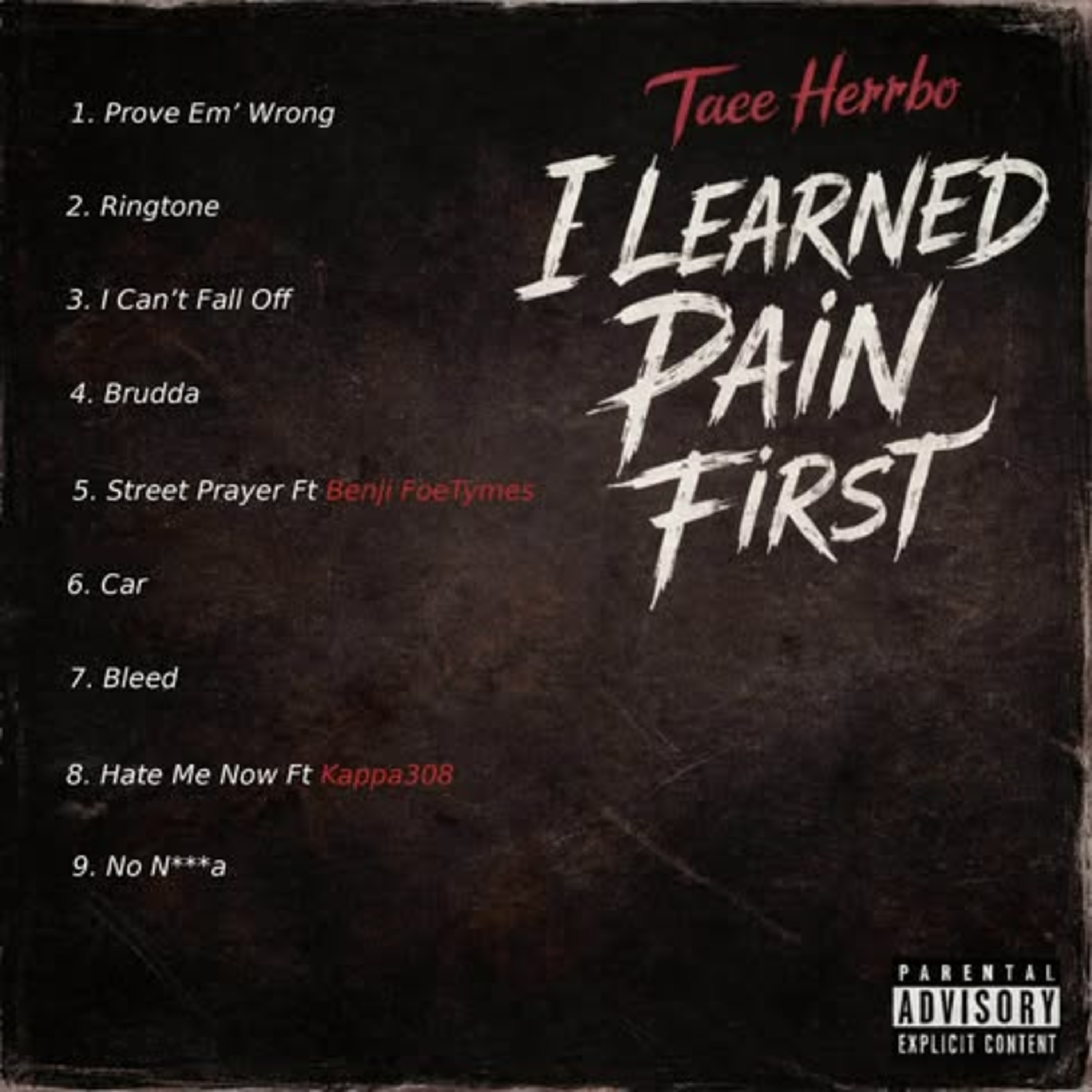 I Learned Pain First artwork
