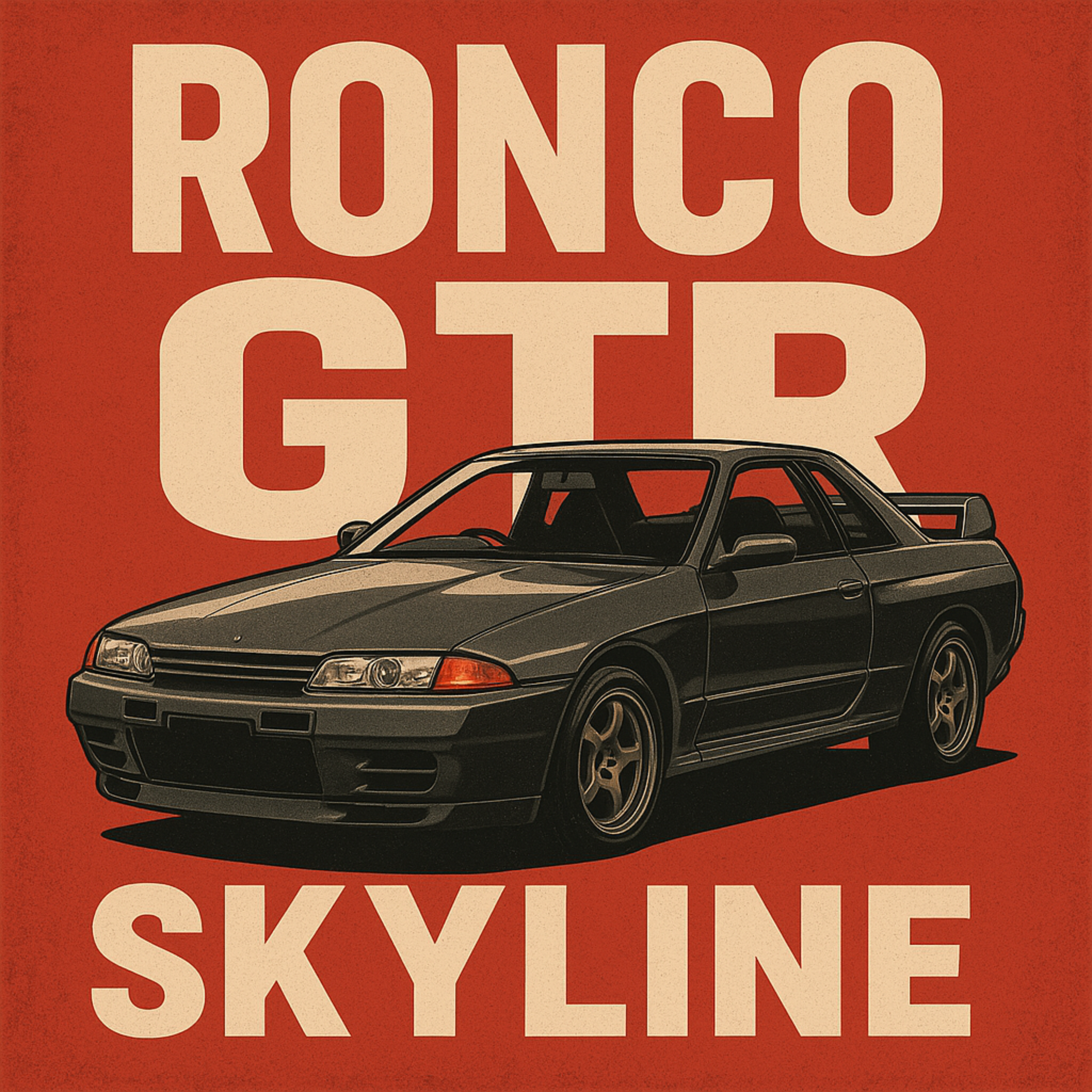 Ronco GTR skyline artwork