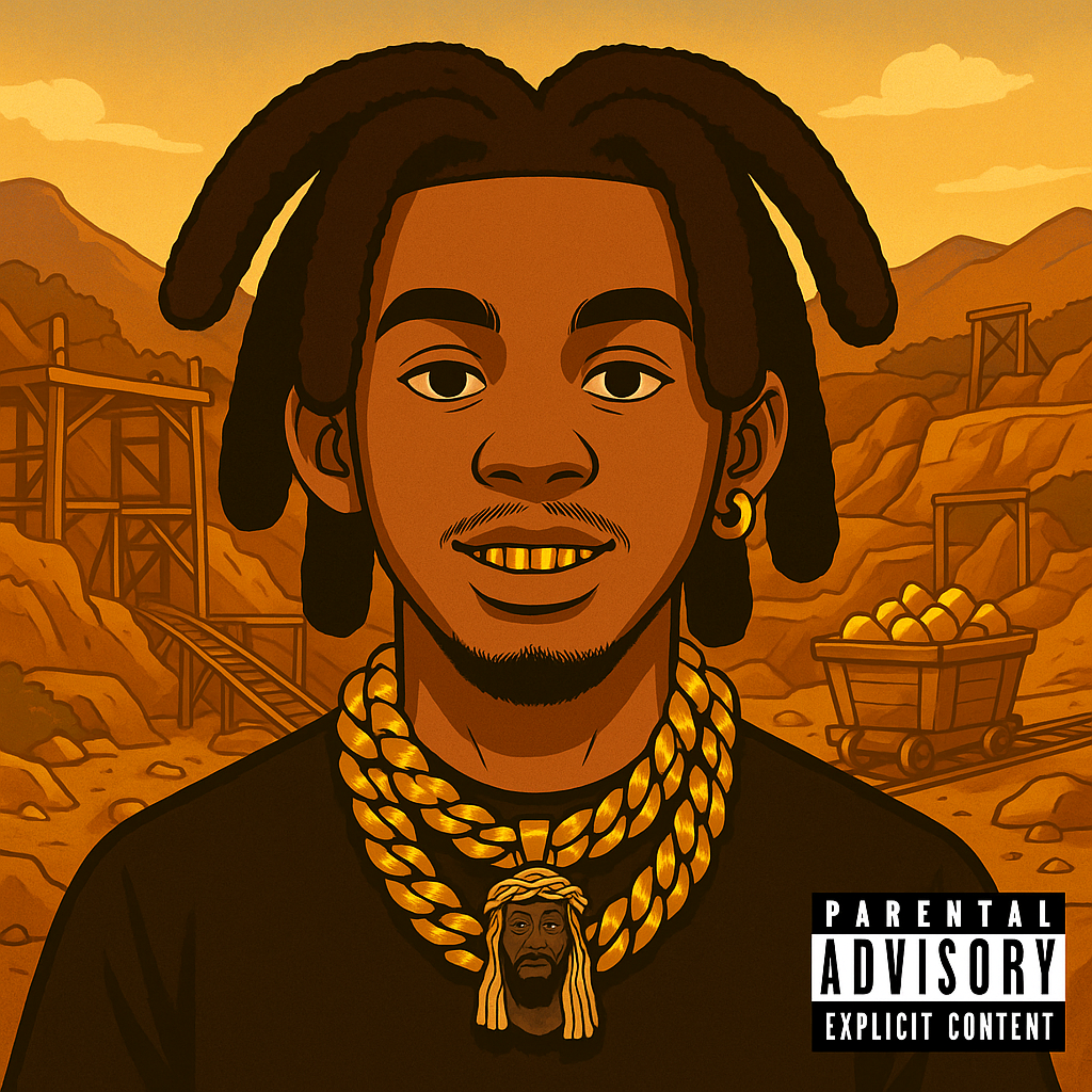 gold artwork