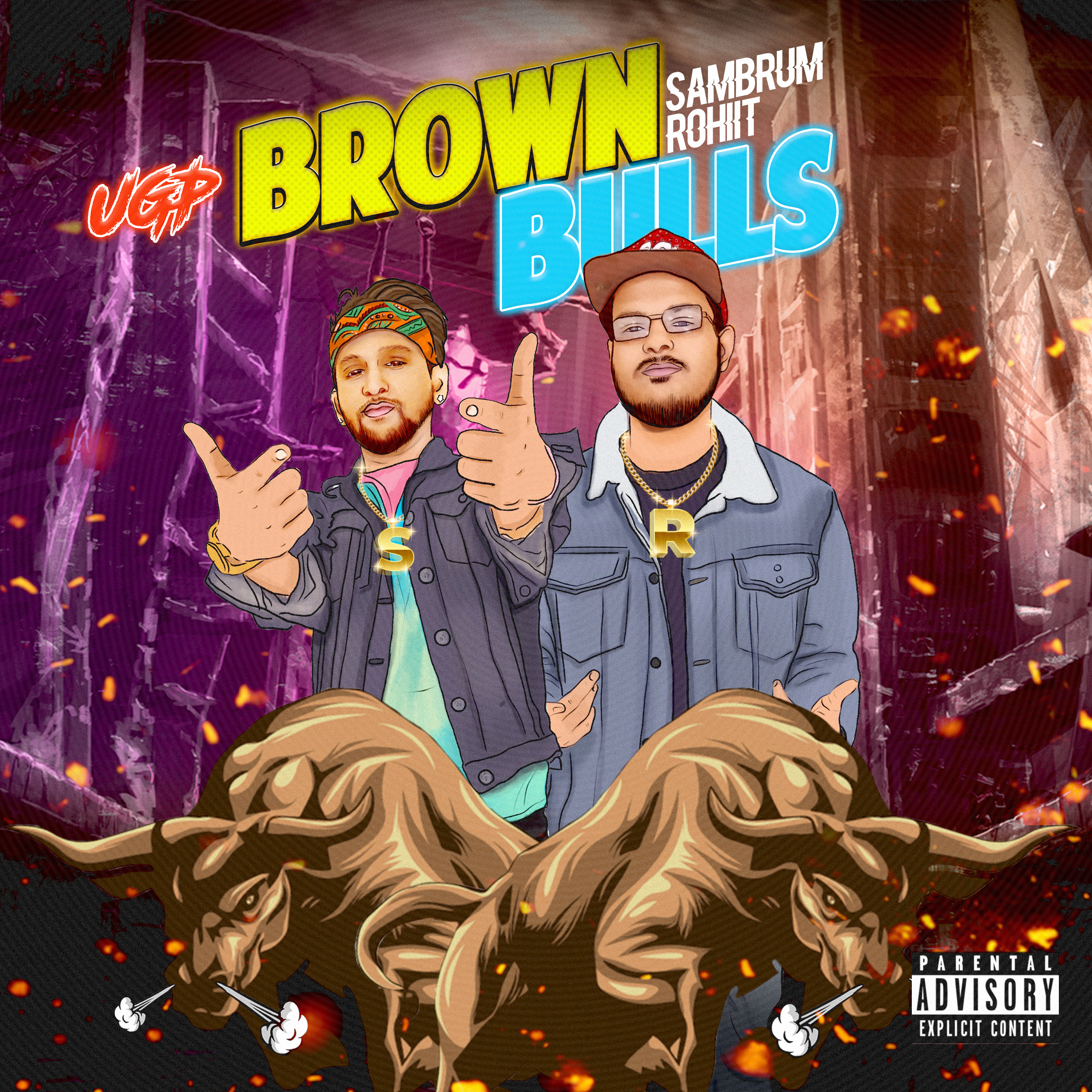 Brown Bulls artwork