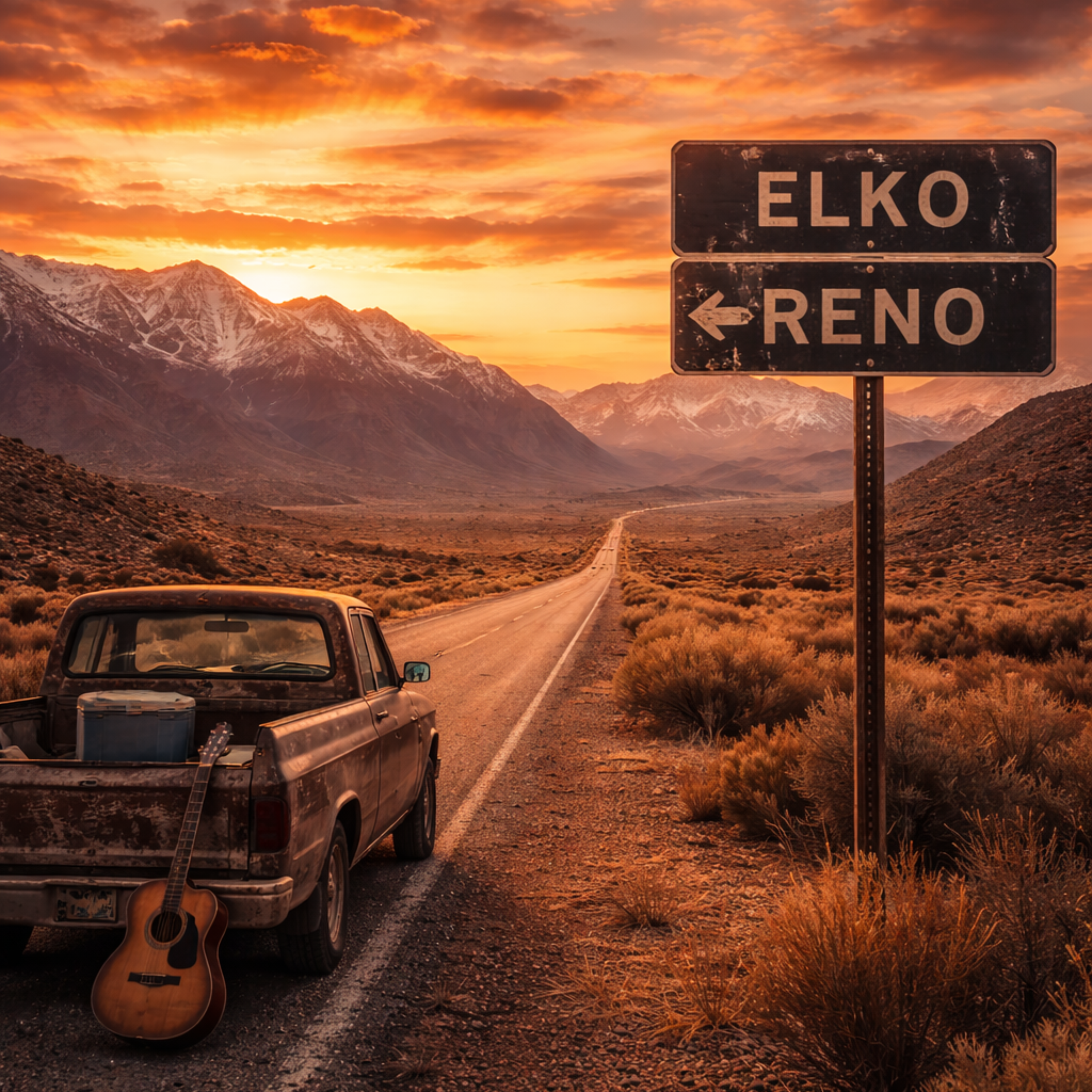 Somewhere Between Elko & Reno artwork