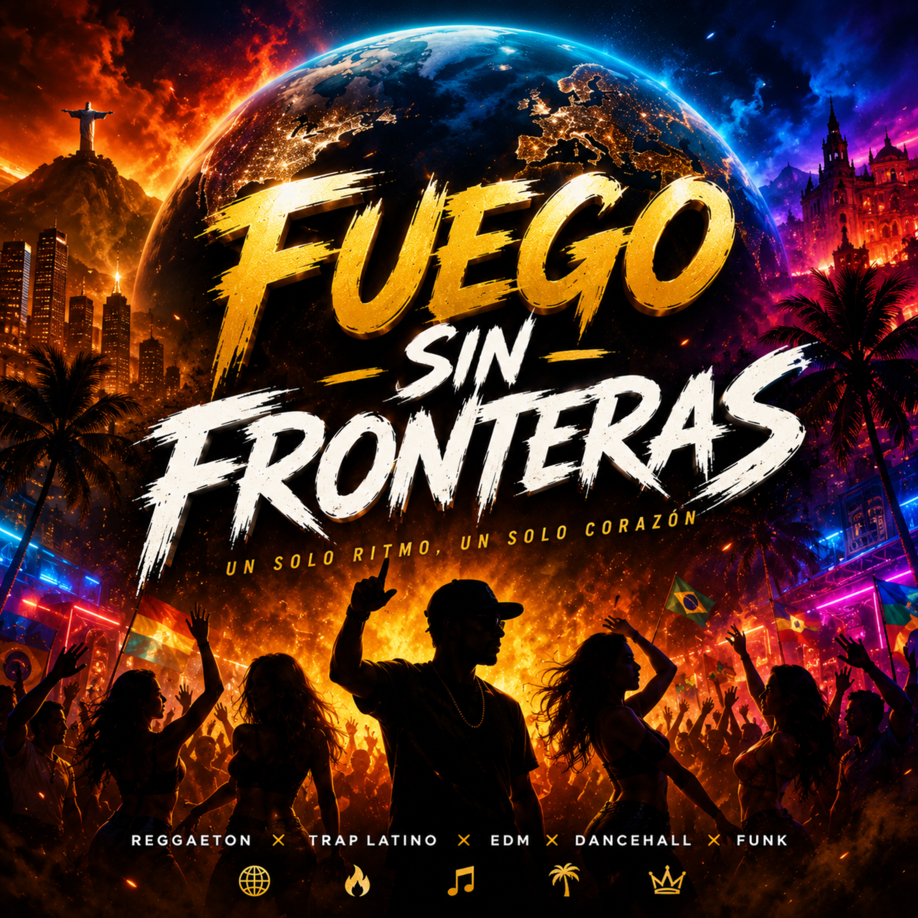 Fuego sin fronteras by Kaio Winchester cover art