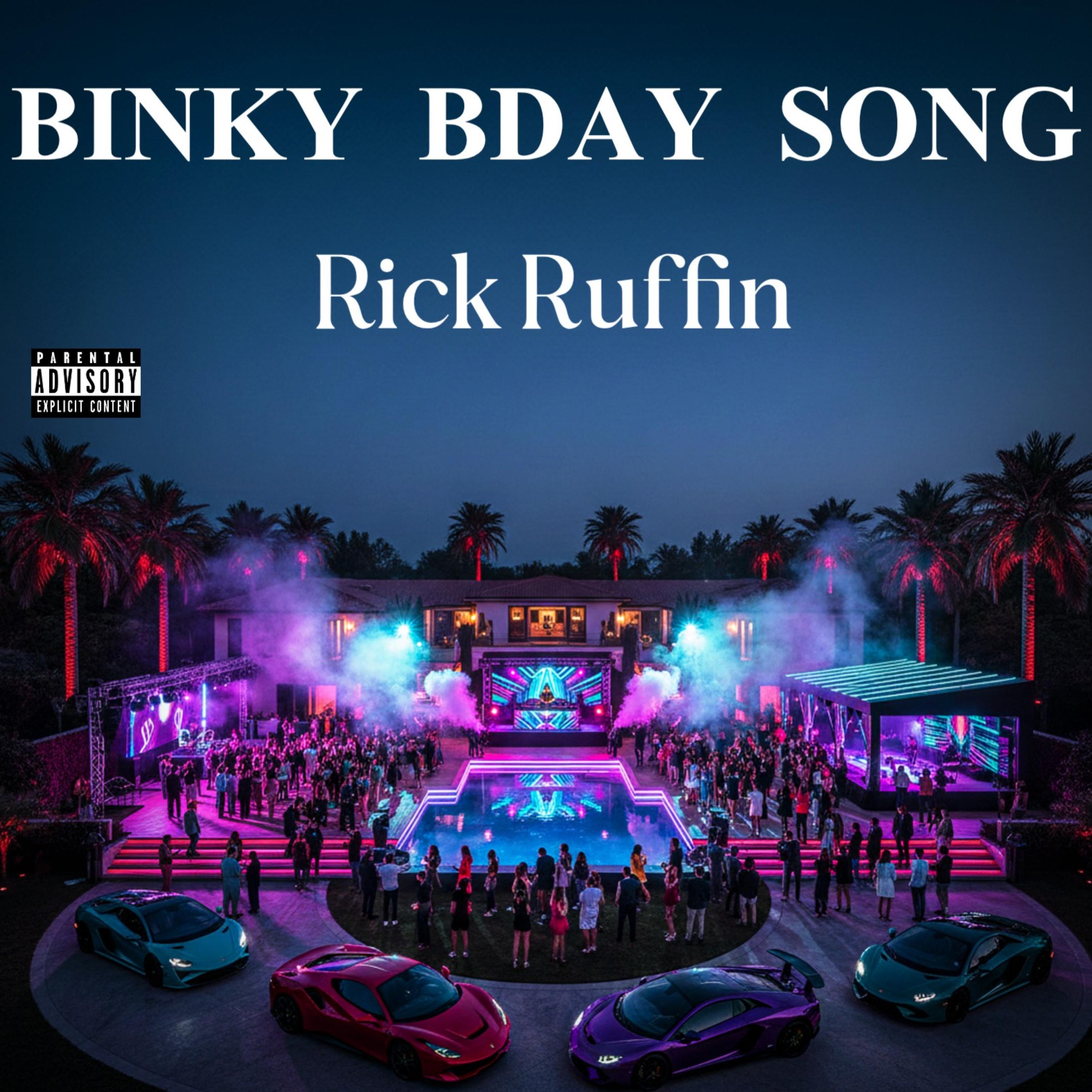 BINKY BDAY SONG by Rick Ruffin cover art