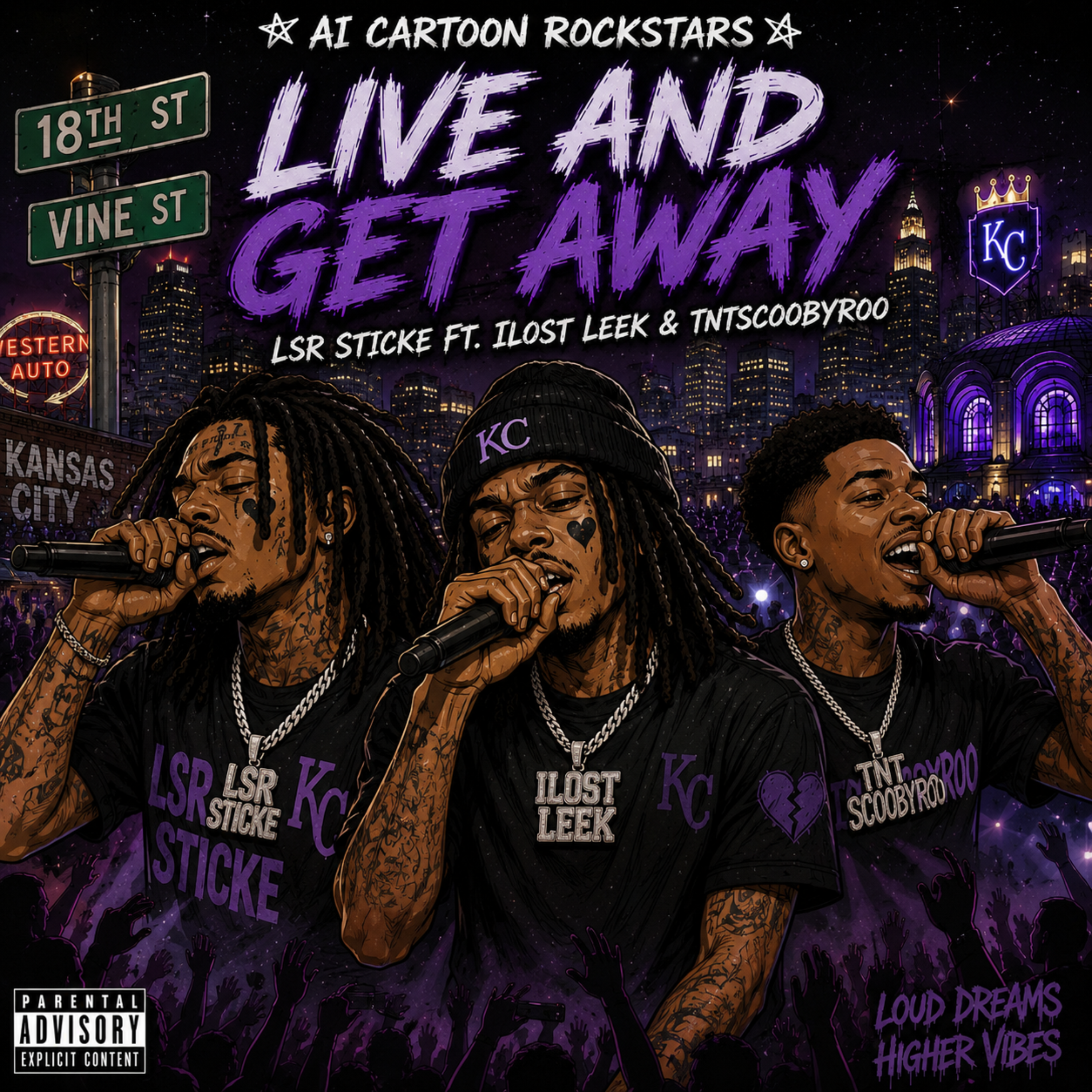 Live And Get Away by Lsr Sticke cover art