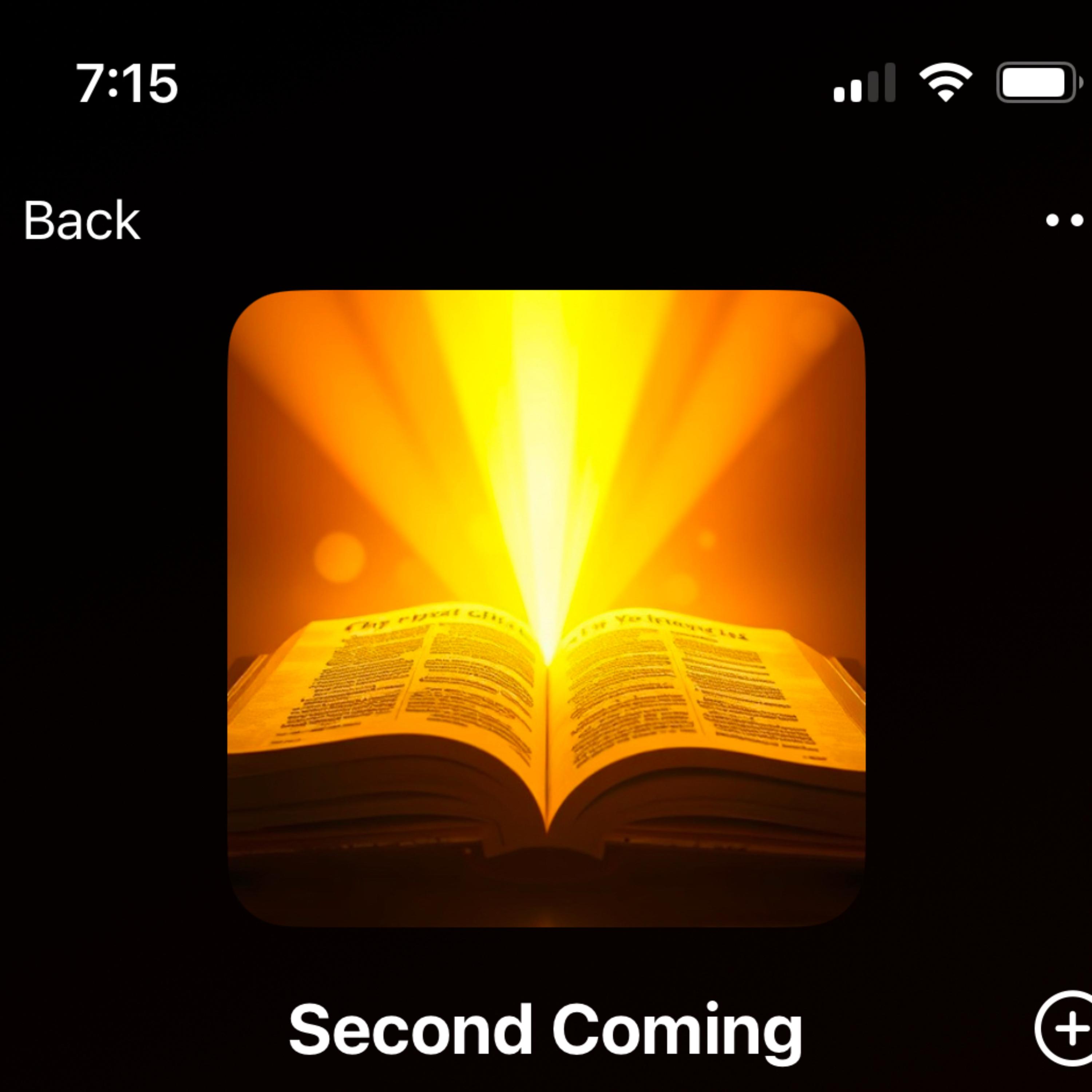 Second Coming artwork