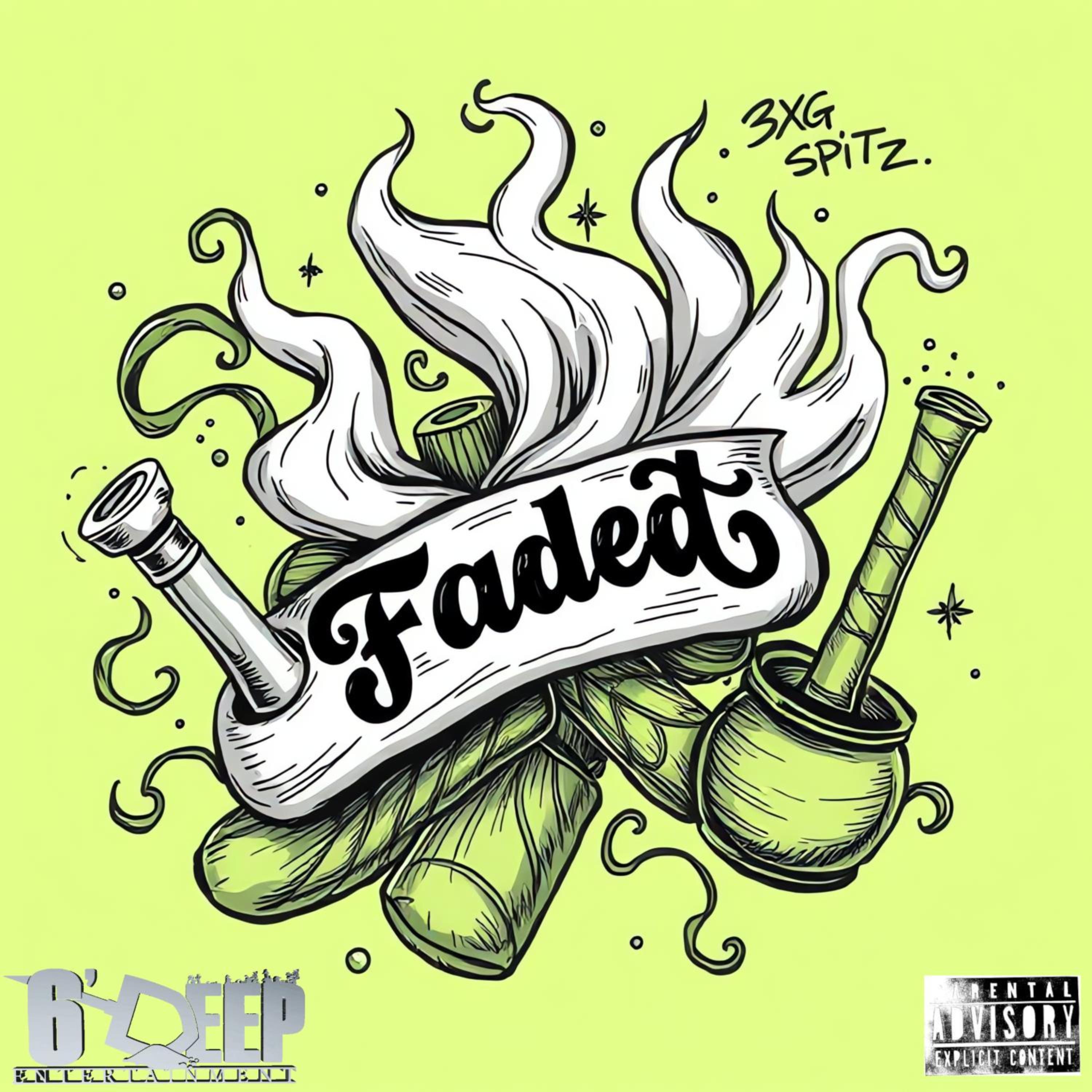 Faded artwork
